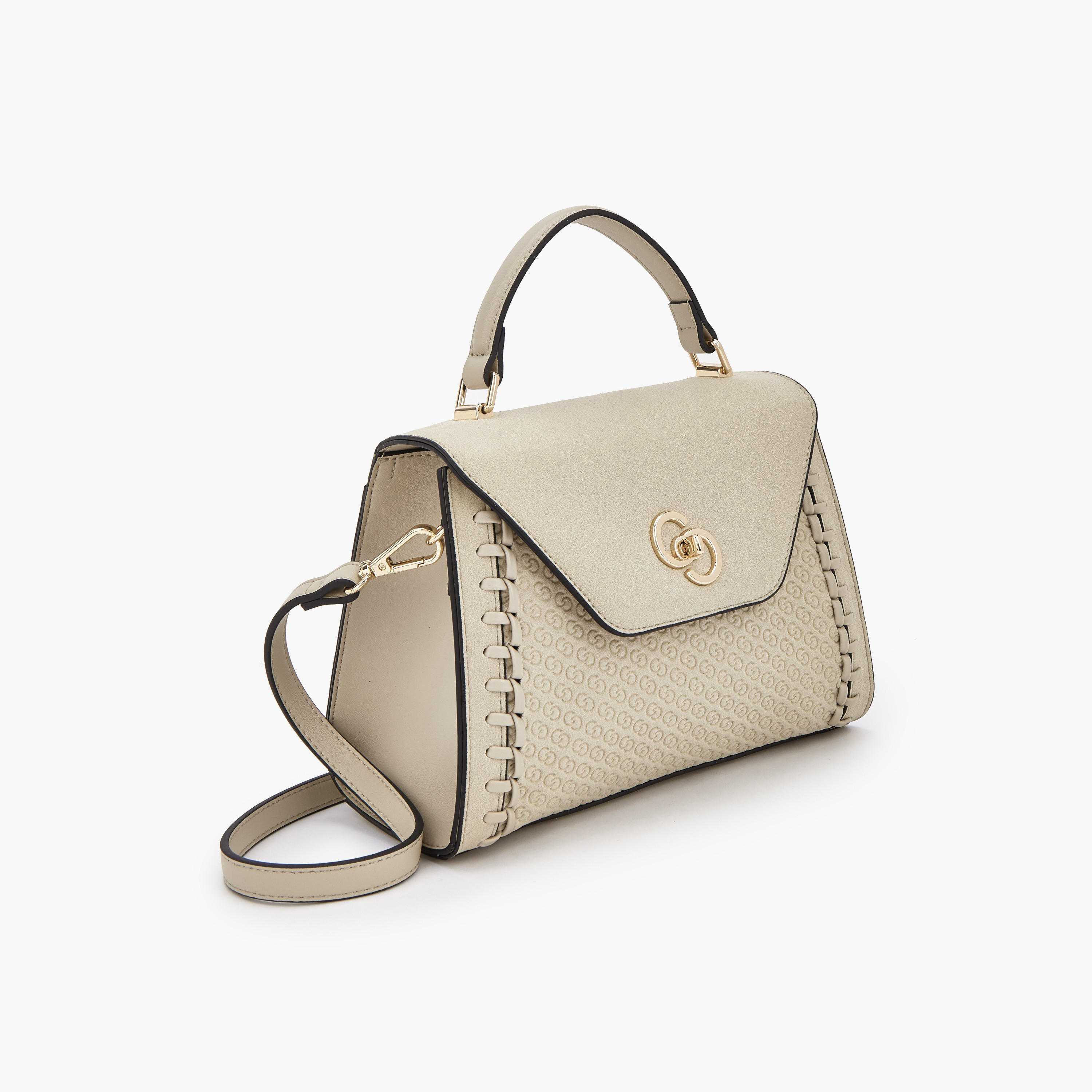 شنطة ساتشيل بارزة الملمس بقفل دوار من سيليست-women-bagsandwallets-handbags-image-3