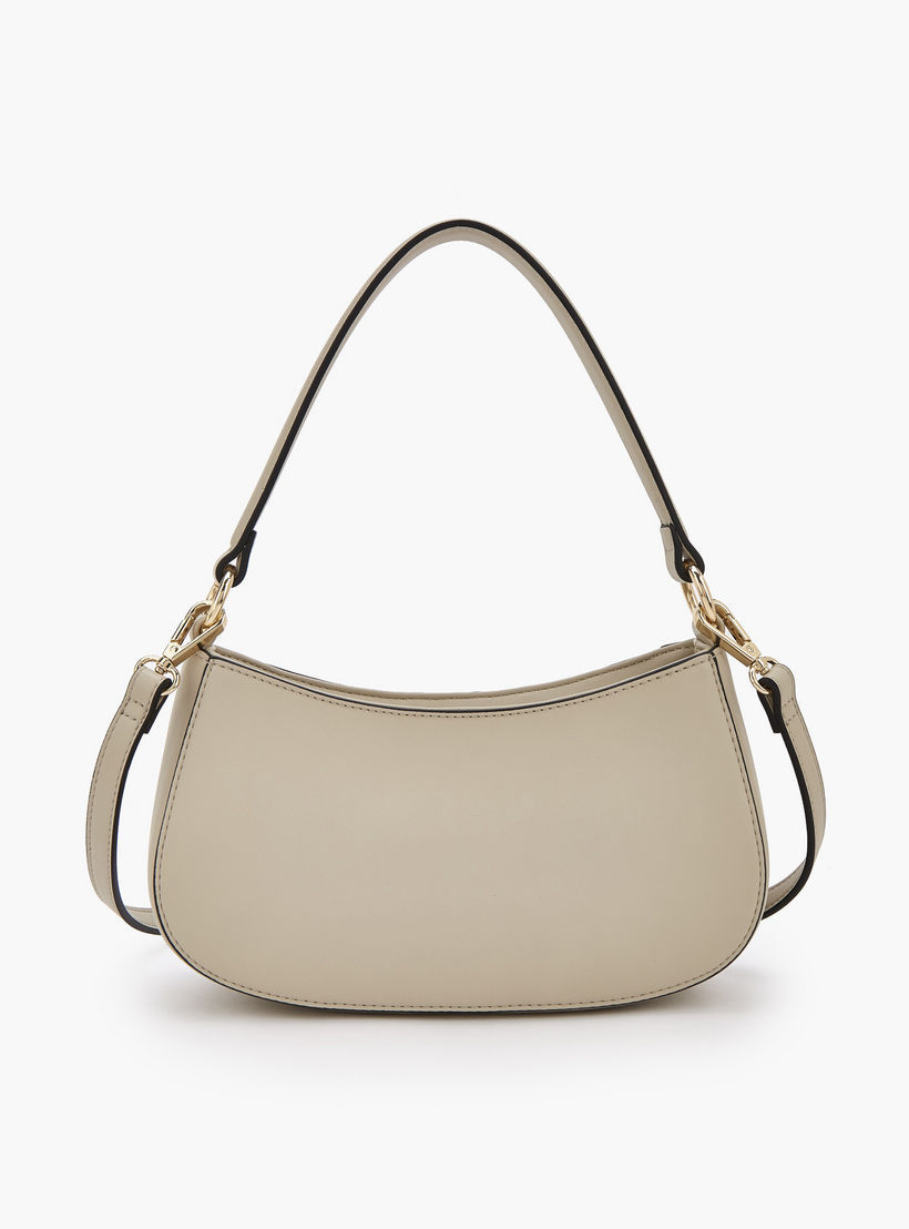 Celeste Monogram Embossed Shoulder Bag with Zip Closure-women-bagsandwallets-handbags-image-4