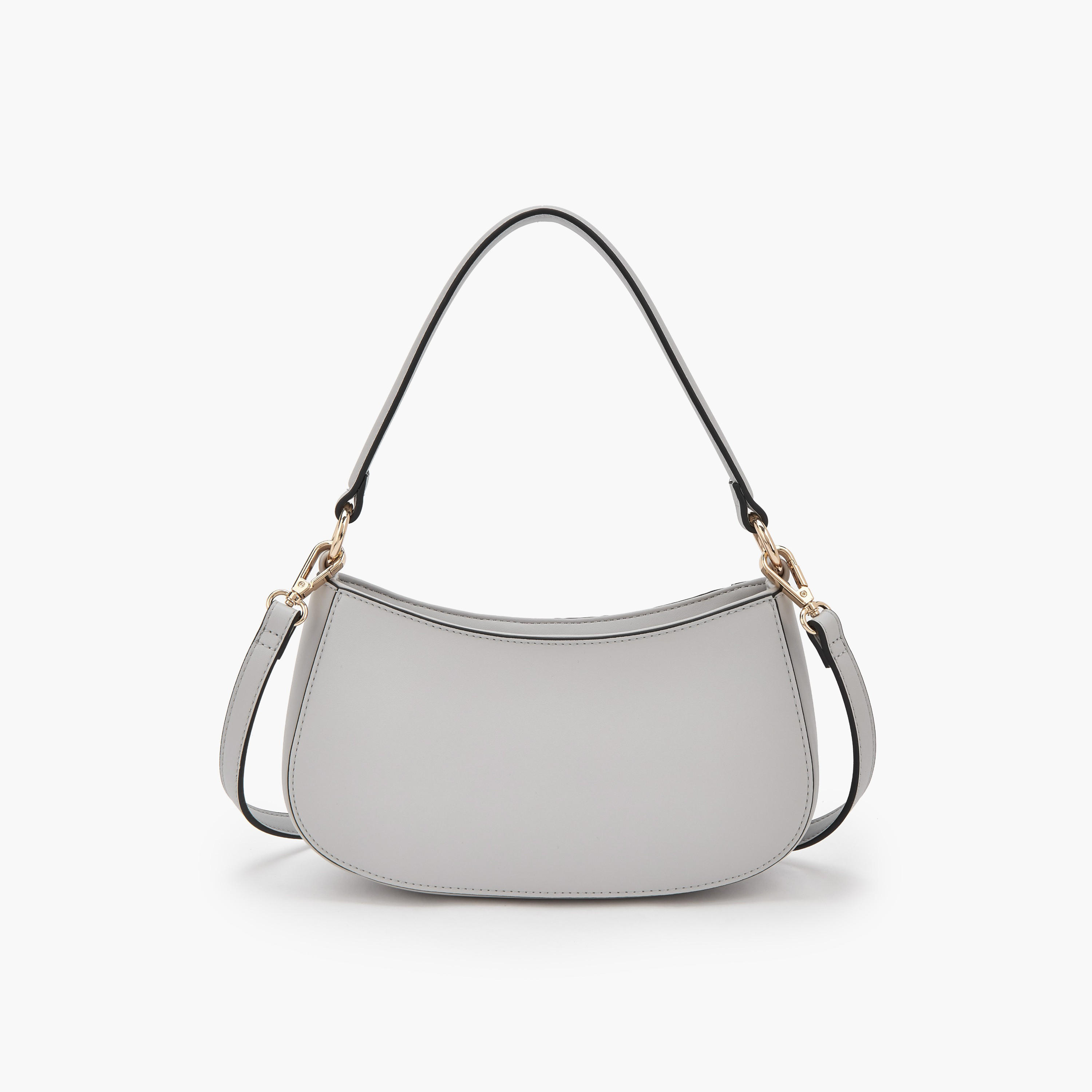 شنطة كتف بسحاب إغلاق ونقوش مونوجرام من سيليست-women-bagsandwallets-handbags-image-4