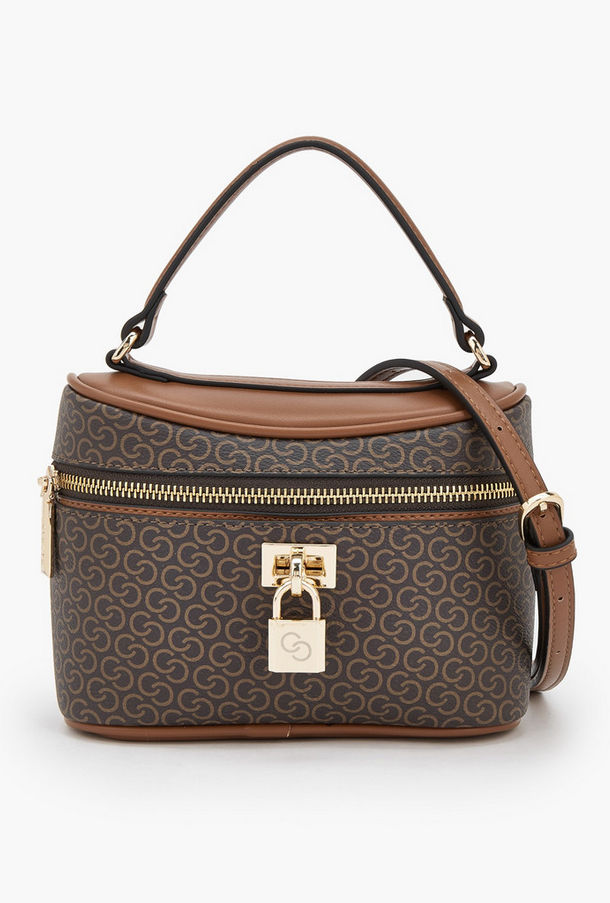 شنطة كروس بودي بطبعة مونوجرام وحزام قابل للفصل من سيليست-women-bagsandwallets-handbags-image-1