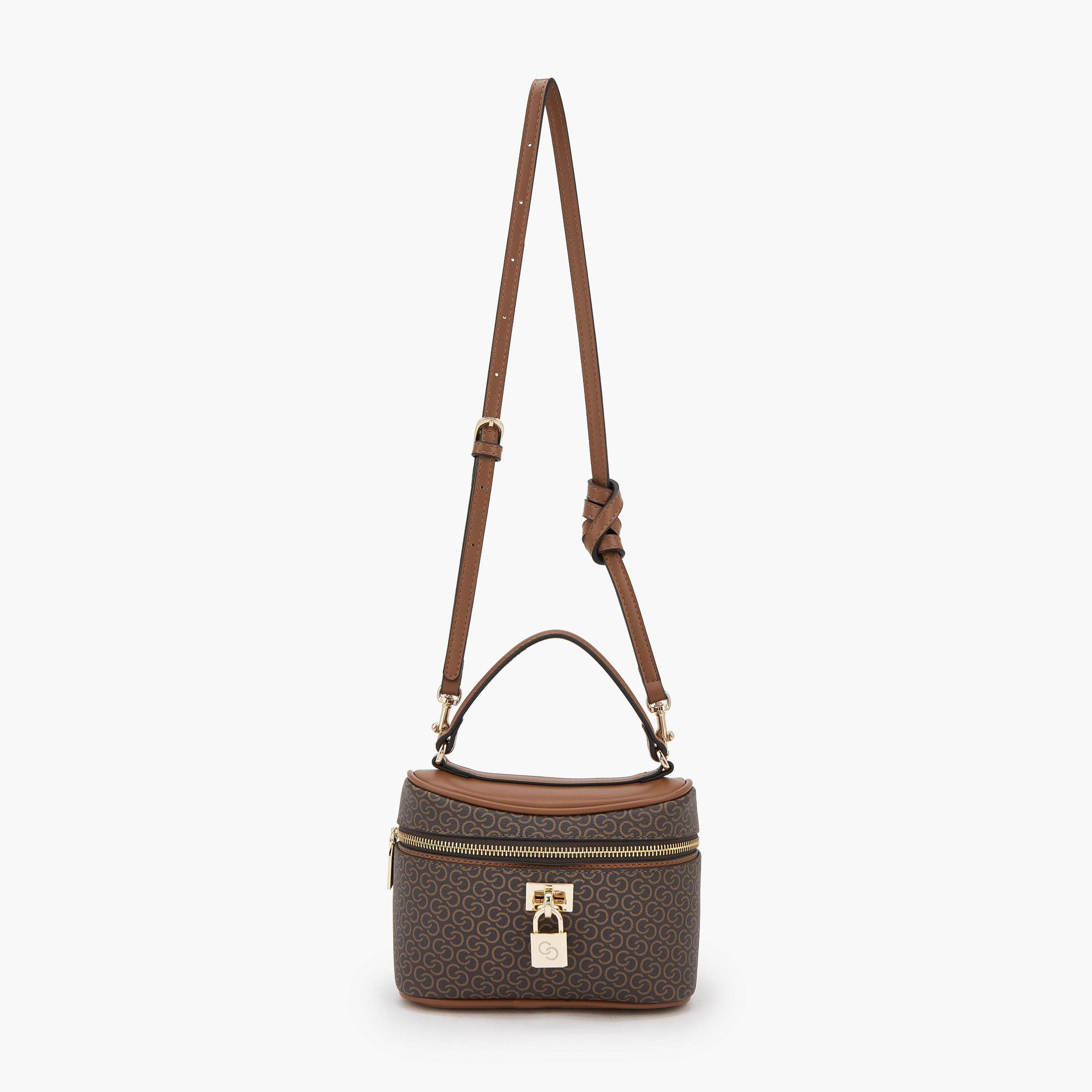 شنطة كروس بودي بطبعة مونوجرام وحزام قابل للفصل من سيليست-women-bagsandwallets-handbags-image-2