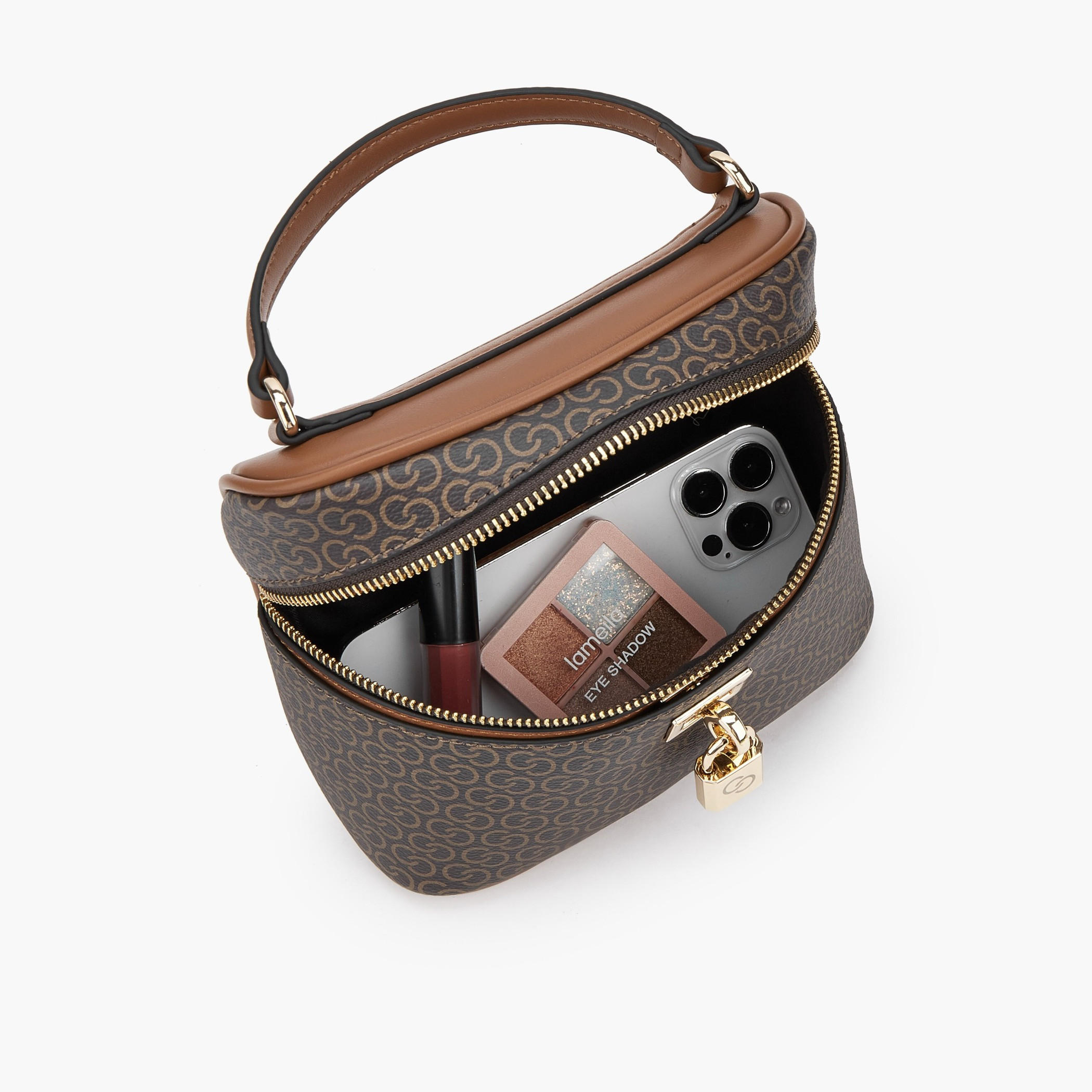 شنطة كروس بودي بطبعة مونوجرام وحزام قابل للفصل من سيليست-women-bagsandwallets-handbags-image-7