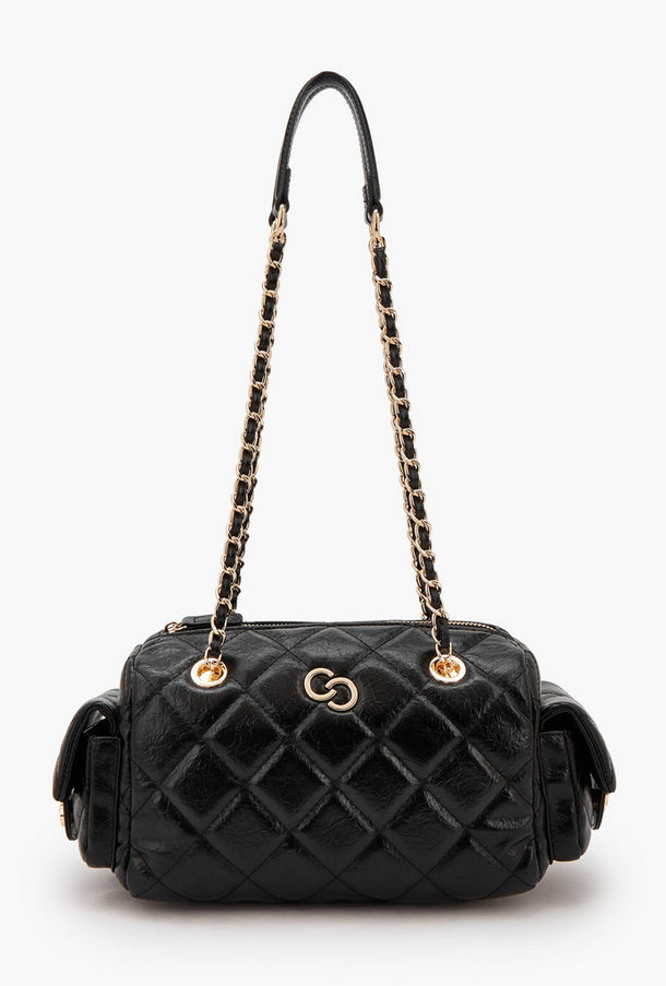 Celeste Quilted Shoulder Bag with Double Handle-women-image-1