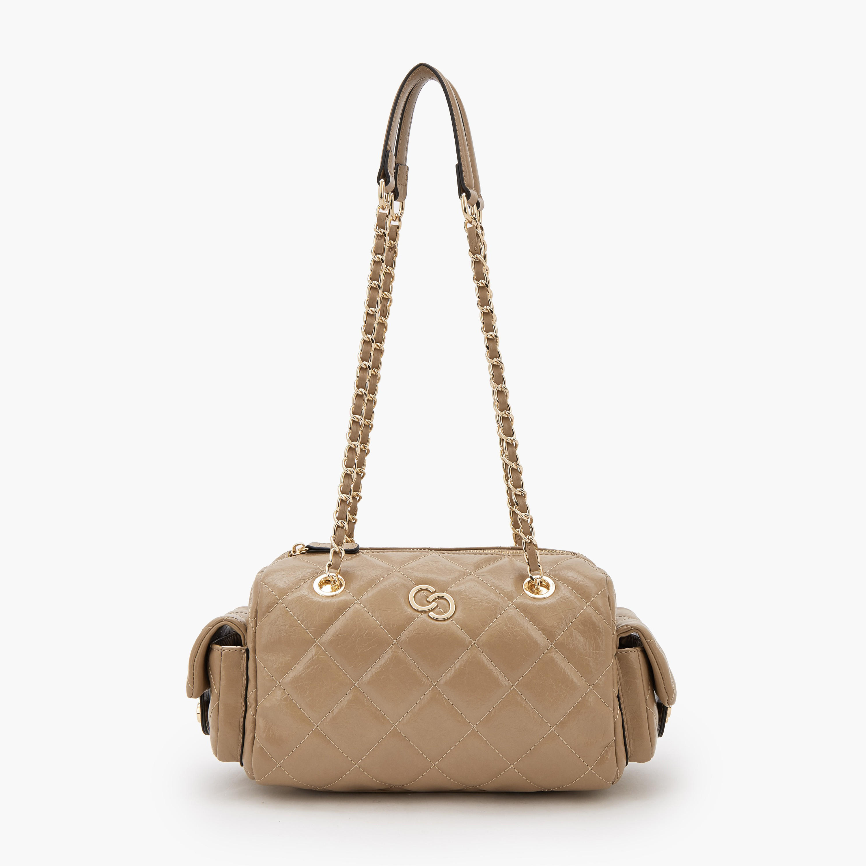 Celeste Quilted Shoulder Bag with Double Handle-women-bagsandwallets-handbags-image-5