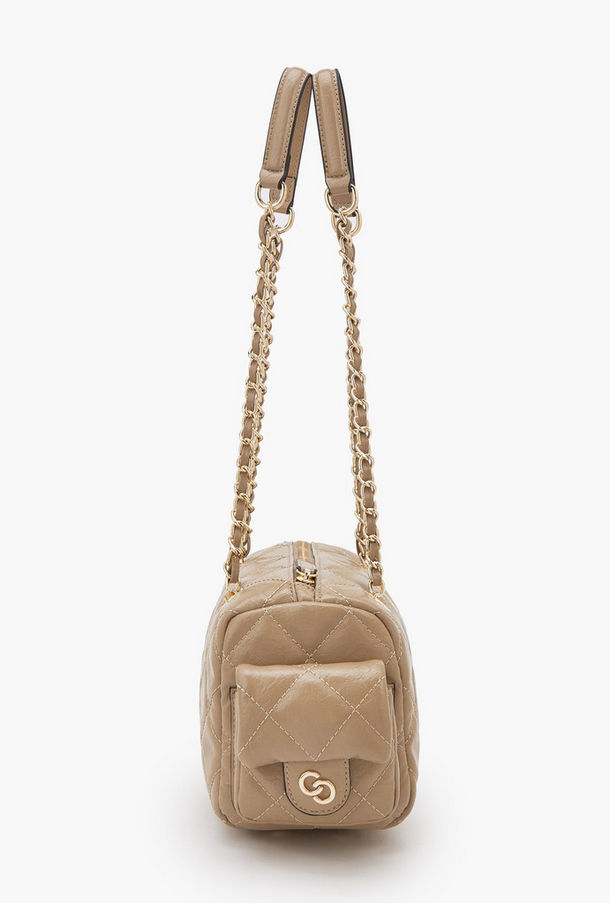 Celeste Quilted Shoulder Bag with Double Handle-women-image-1