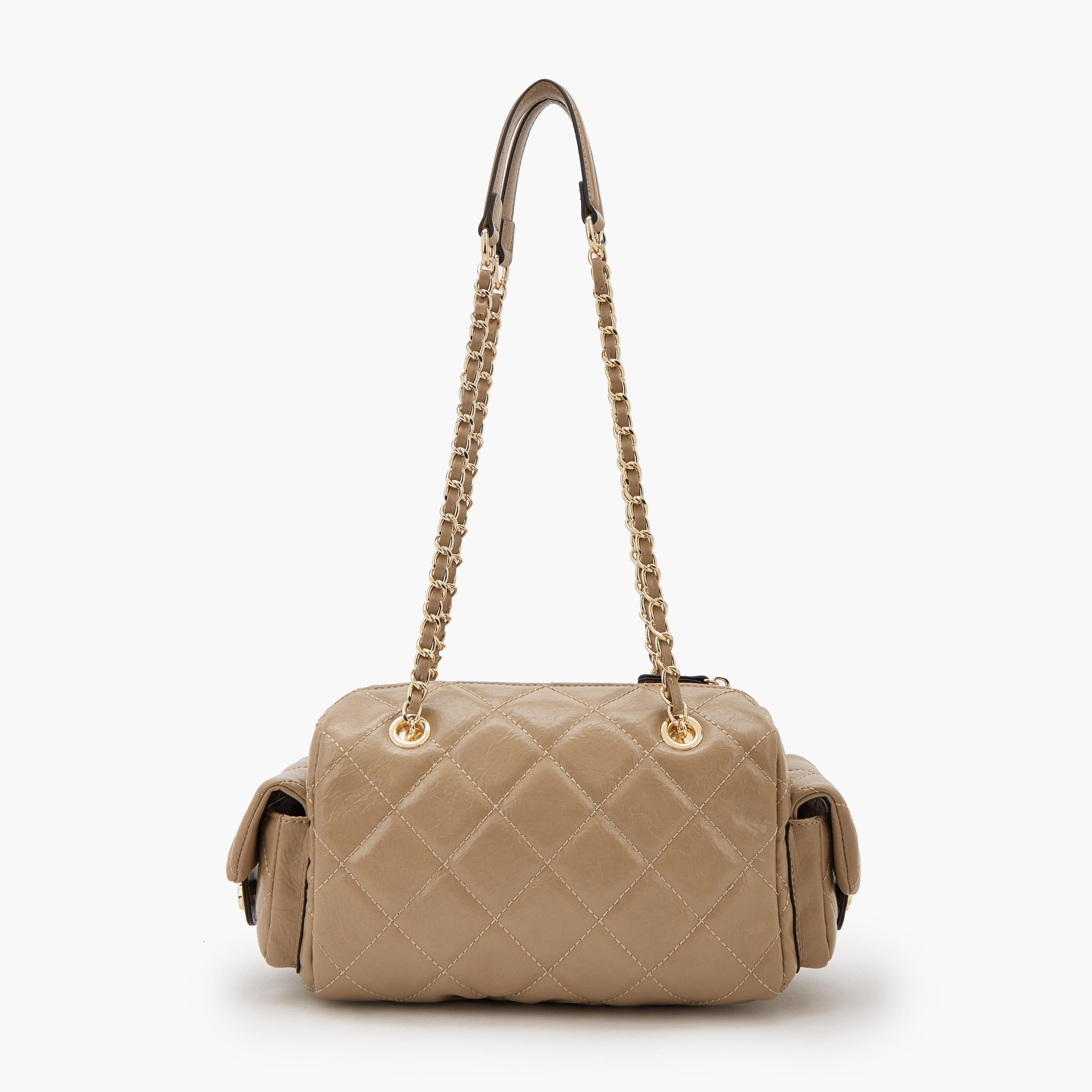 Celeste Quilted Shoulder Bag with Double Handle-women-bagsandwallets-handbags-image-2