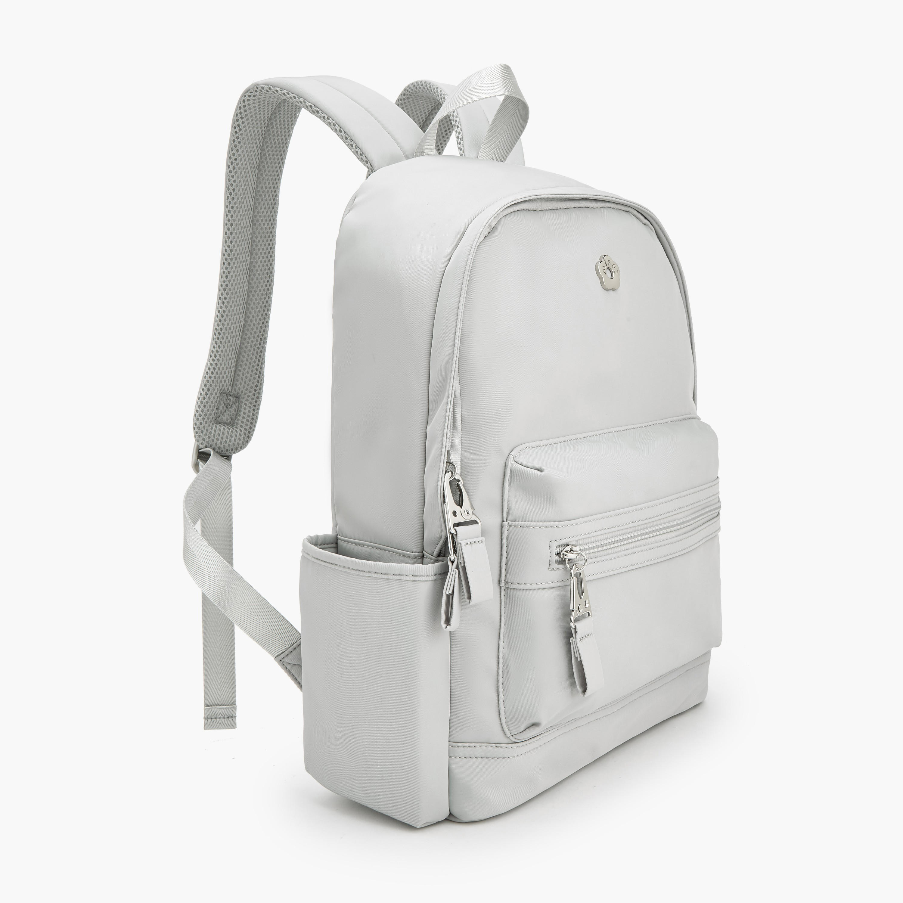 Missy Solid Backpack with Zip Closure and Adjustable Strap-women-bagsandwallets-backpacks-image-4