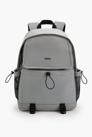 شنطة ظهر سادة برباط أمامي مرن من ميسي-women-bagsandwallets-backpacks-image-1
