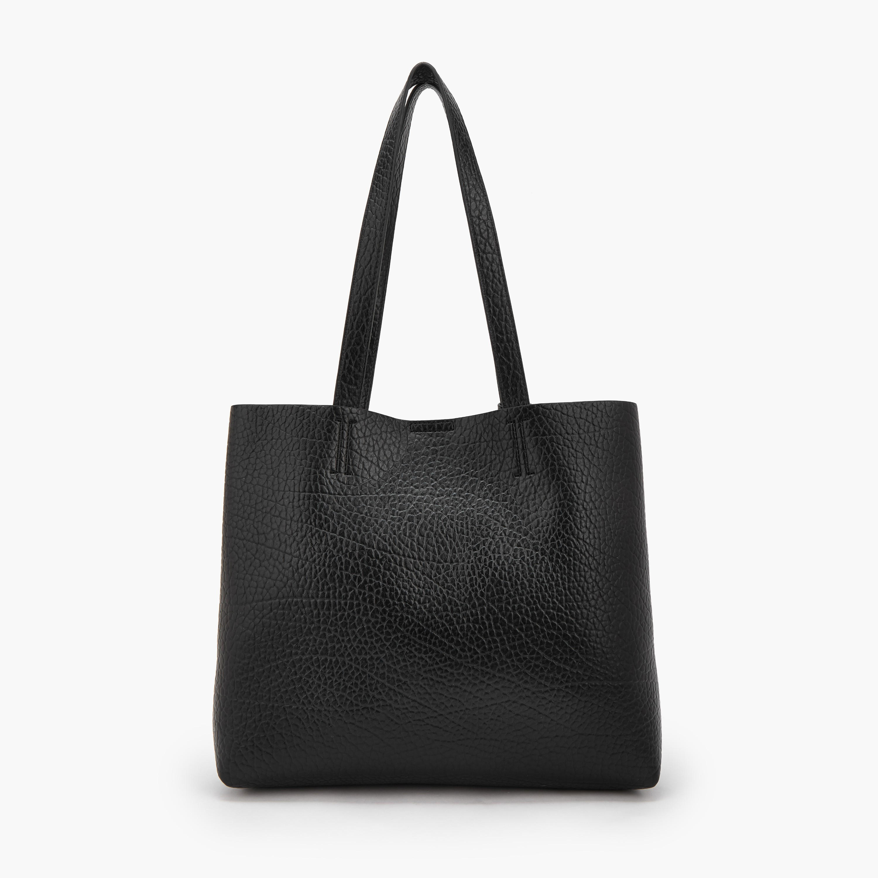 Celeste Textured Tote Bag with Pouch-women-bagsandwallets-handbags-image-6