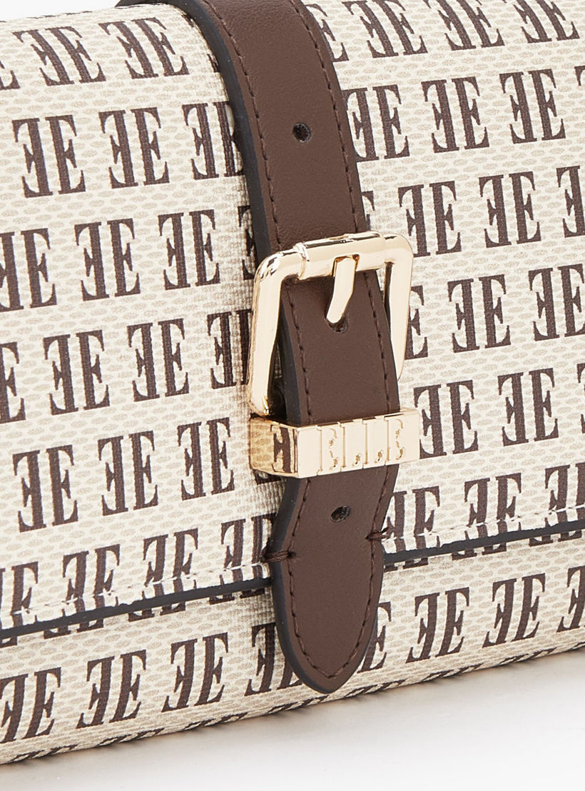 محفظة بطبعة مونوجرام مع إغلاق بزر كبس من إل-women-bagsandwallets-wallets-image-3