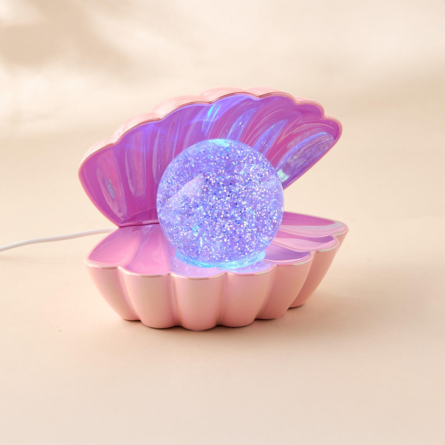 Pearl Shell Patterned Lamp with Glitter-household-lighting-decorativelighting-noveltylights-image-11