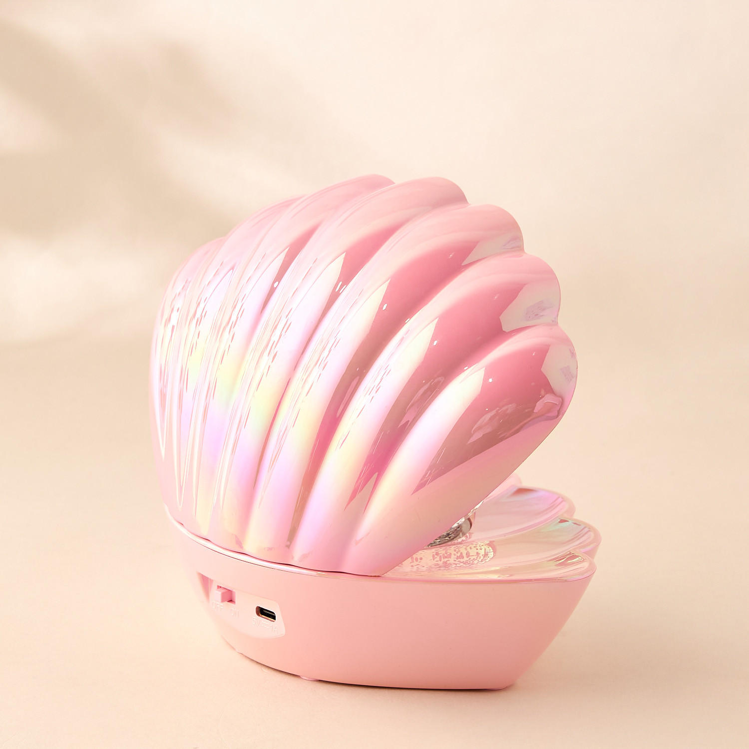 Pearl Shell Patterned Lamp with Glitter-household-lighting-decorativelighting-noveltylights-image-2