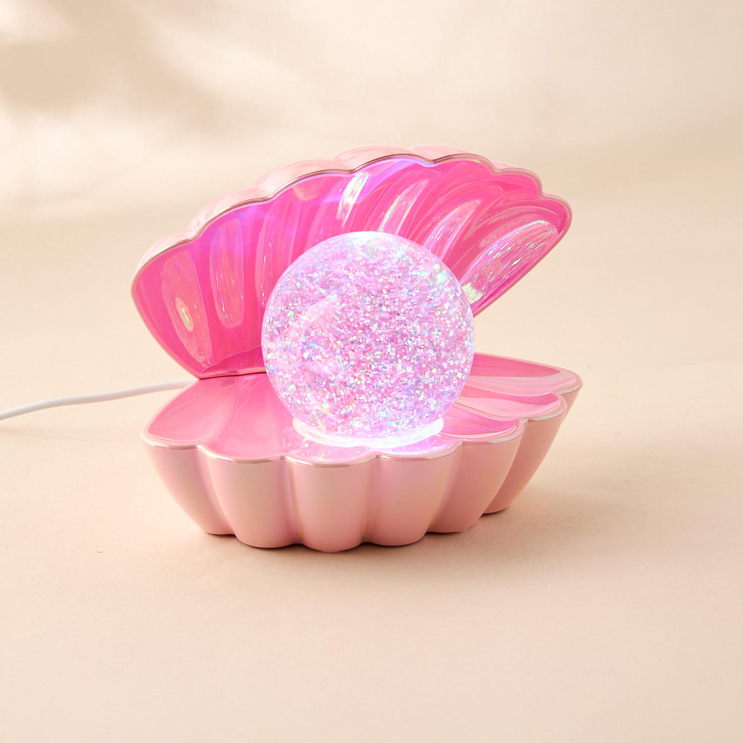 Pearl Shell Patterned Lamp with Glitter-household-lighting-decorativelighting-noveltylights-image-6