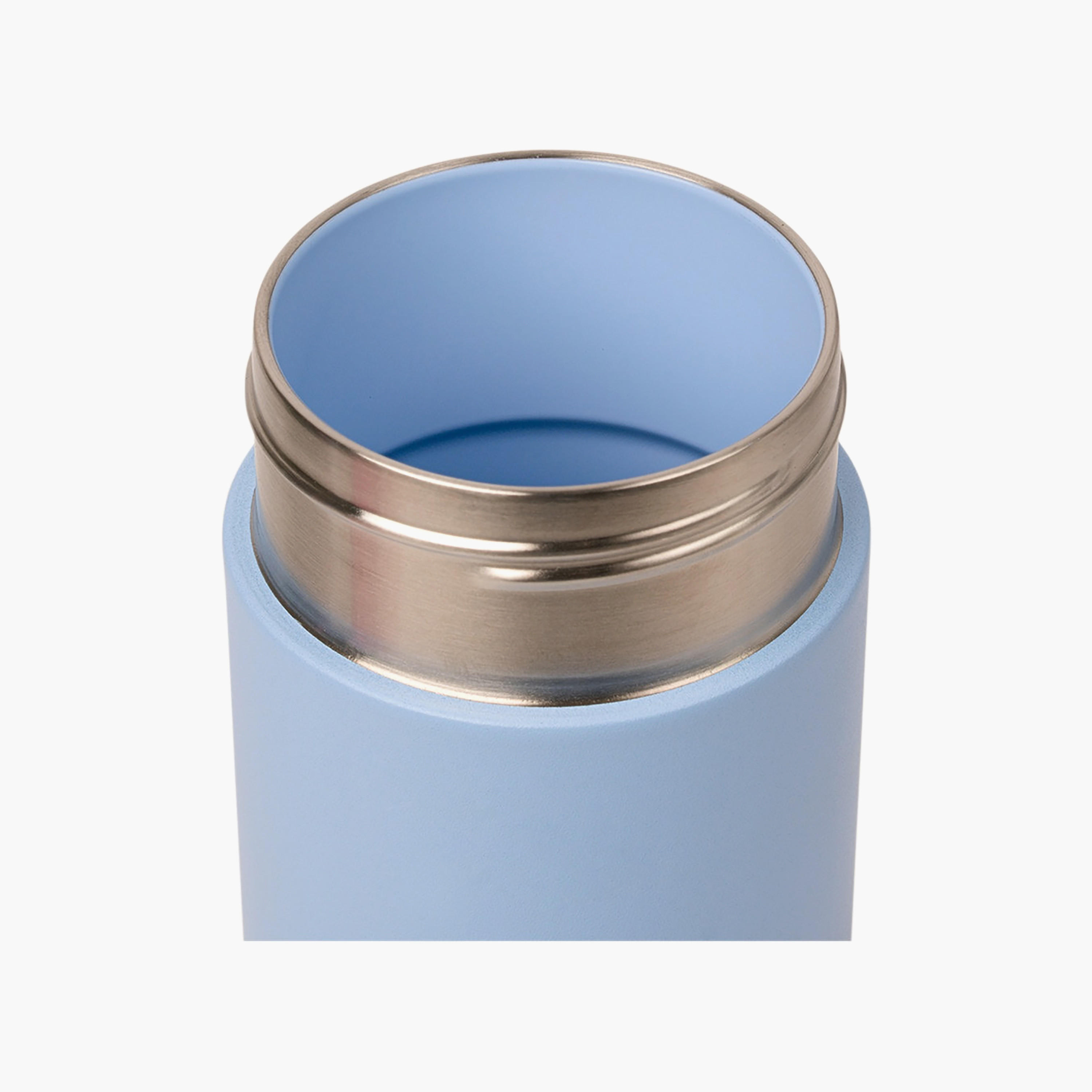 Glow Up Collection Water Bottle-750 Ml-Twisting Lid- (304 Stainless Steel) Blue \ 7.9X27-household-dining-drinkserveware-bottles-image-6