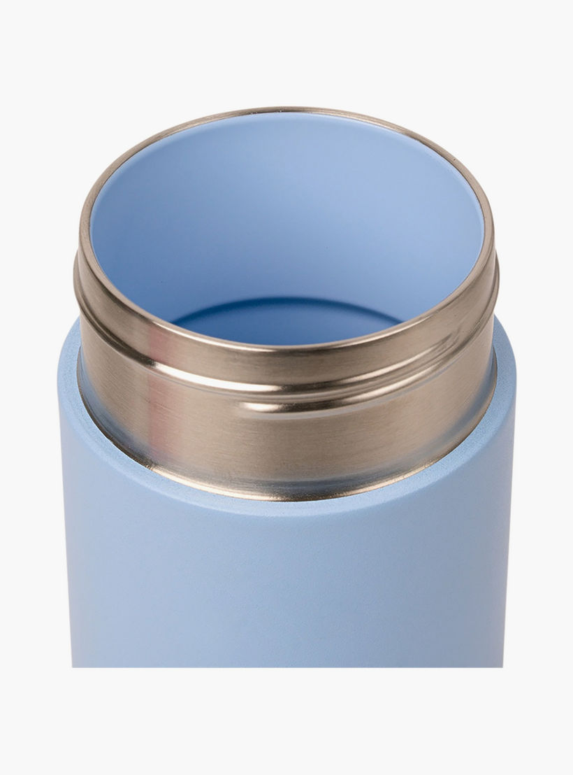 Glow Up Collection Water Bottle-750 Ml-Twisting Lid- (304 Stainless Steel) Blue \ 7.9X27-household-dining-drinkserveware-bottles-image-6