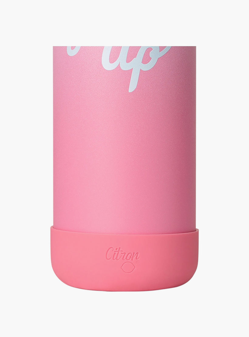 Glow Up Collection Water Bottle-750 Ml-Twisting Lid- (304 Stainless Steel) Multicolor \ 7X26.7-household-dining-drinkserveware-bottles-image-9
