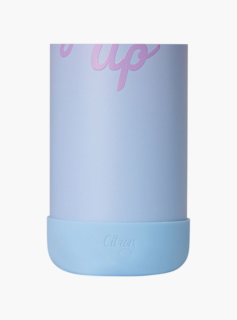 Glow Up Collection Water Bottle-750 Ml-Twisting Lid- (304 Stainless Steel) Multicolor \ 7X26.7-household-dining-drinkserveware-bottles-image-8