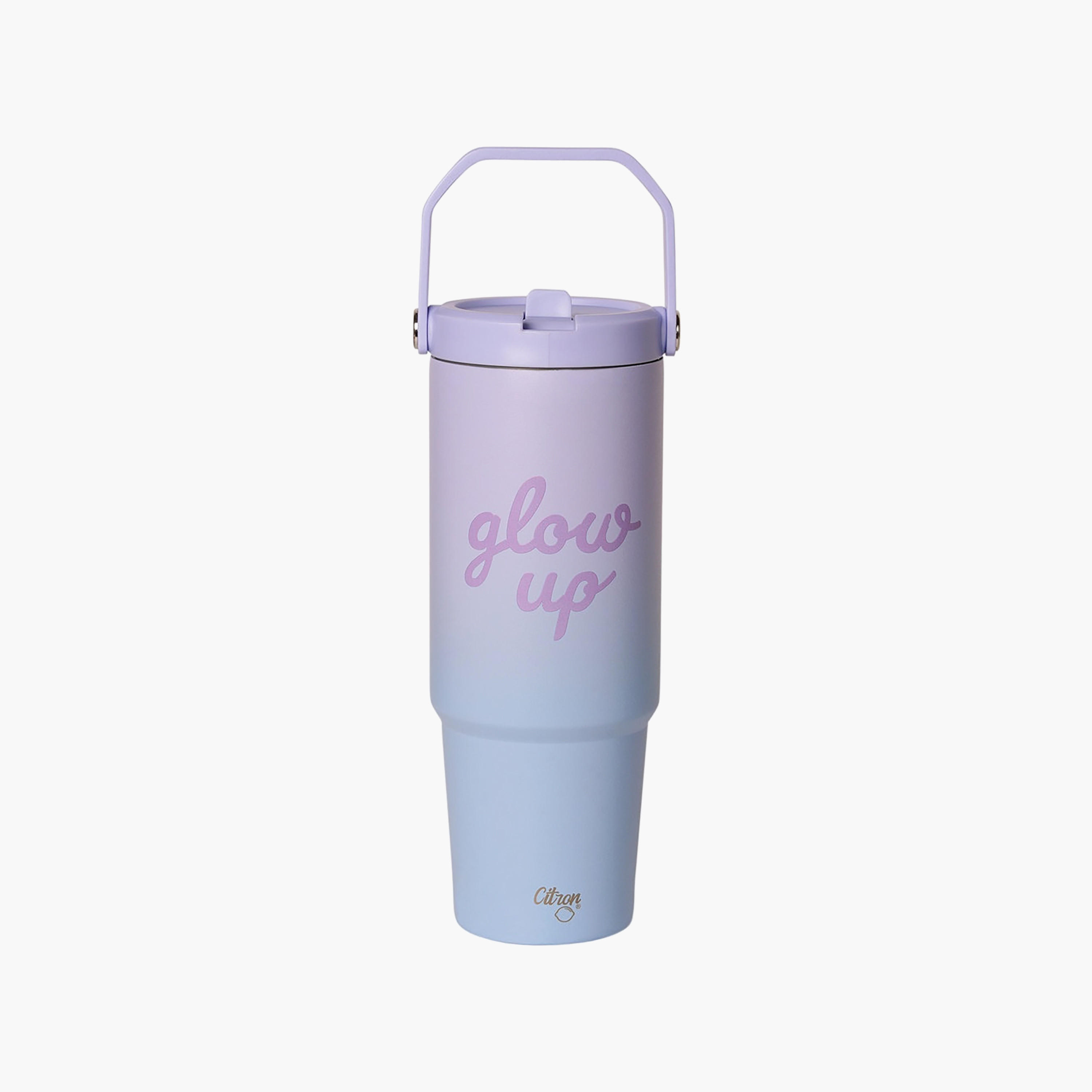 Glow Up Collection Insulated Tumbler-900 Ml-Twisting Lid- (304 Stainless Steel) Multicolor \ 9X30-household-dining-drinkserveware-bottles-image-1