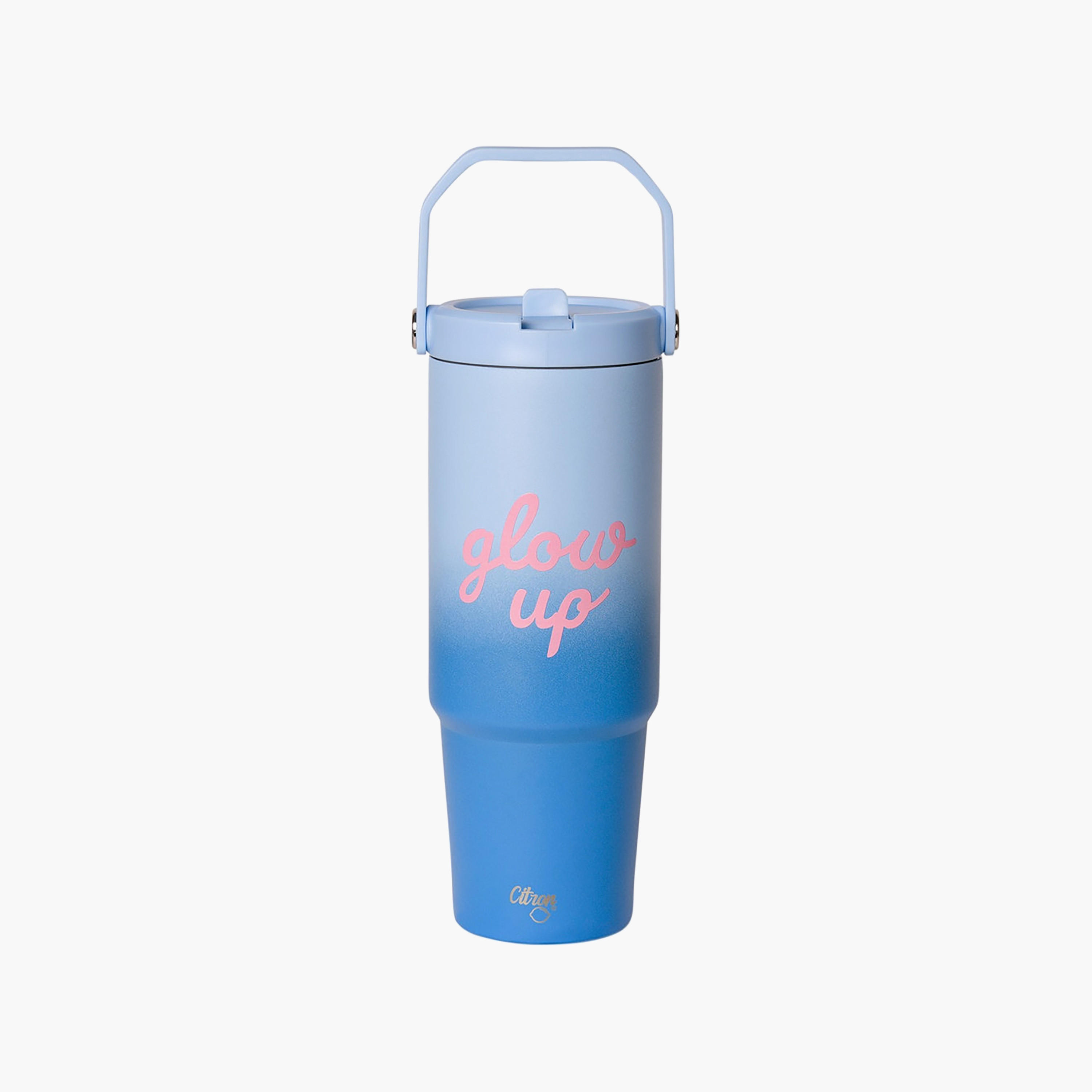 Glow Up Collection Insulated Tumbler-900 Ml-Twisting Lid- (304 Stainless Steel) Multicolor \ 9X30-household-dining-drinkserveware-bottles-image-1