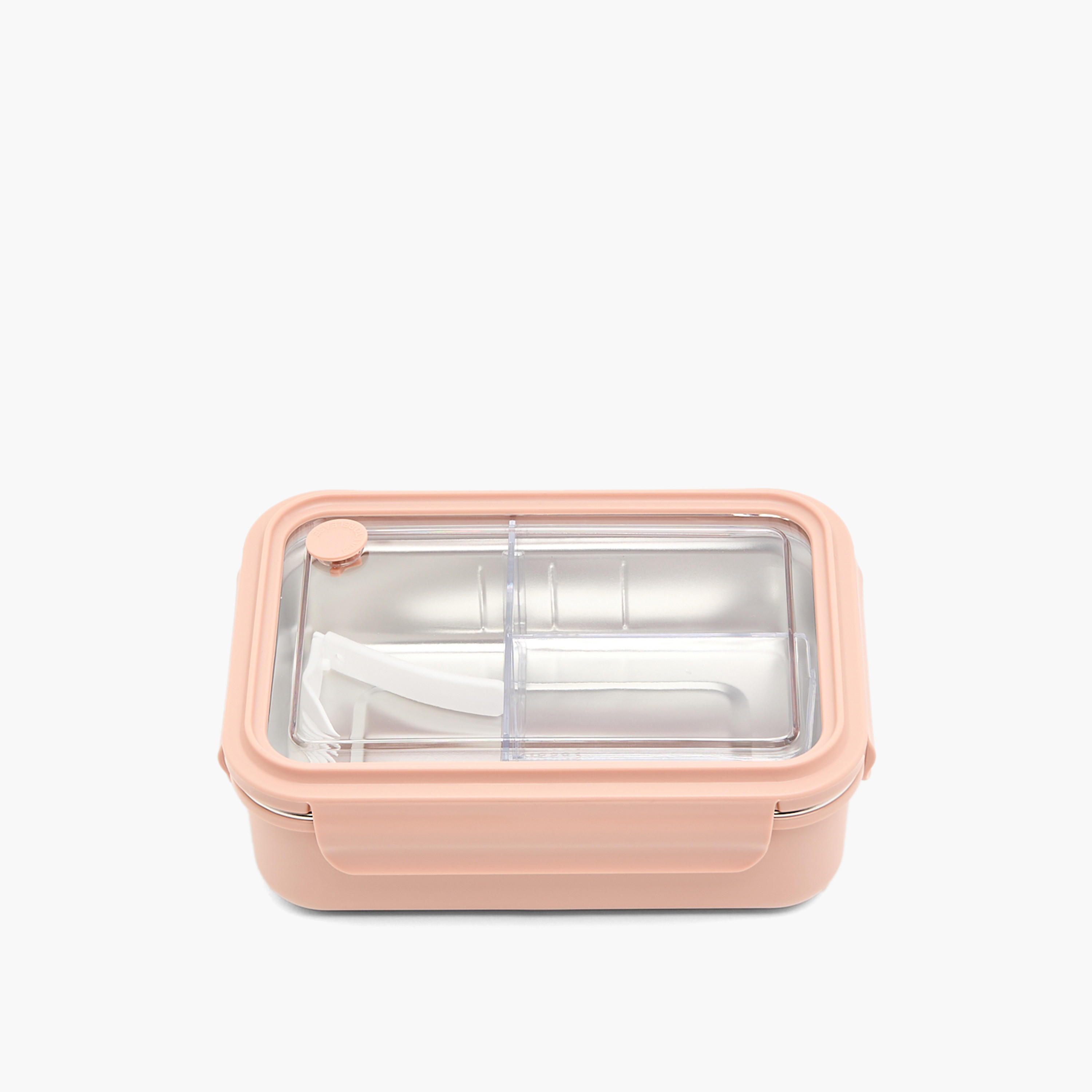 صندوق غداء سادة مع شوكة قابلة للطي للأطفال - 1.1 لتر-school-lunchessentials-lunchboxes-image-1