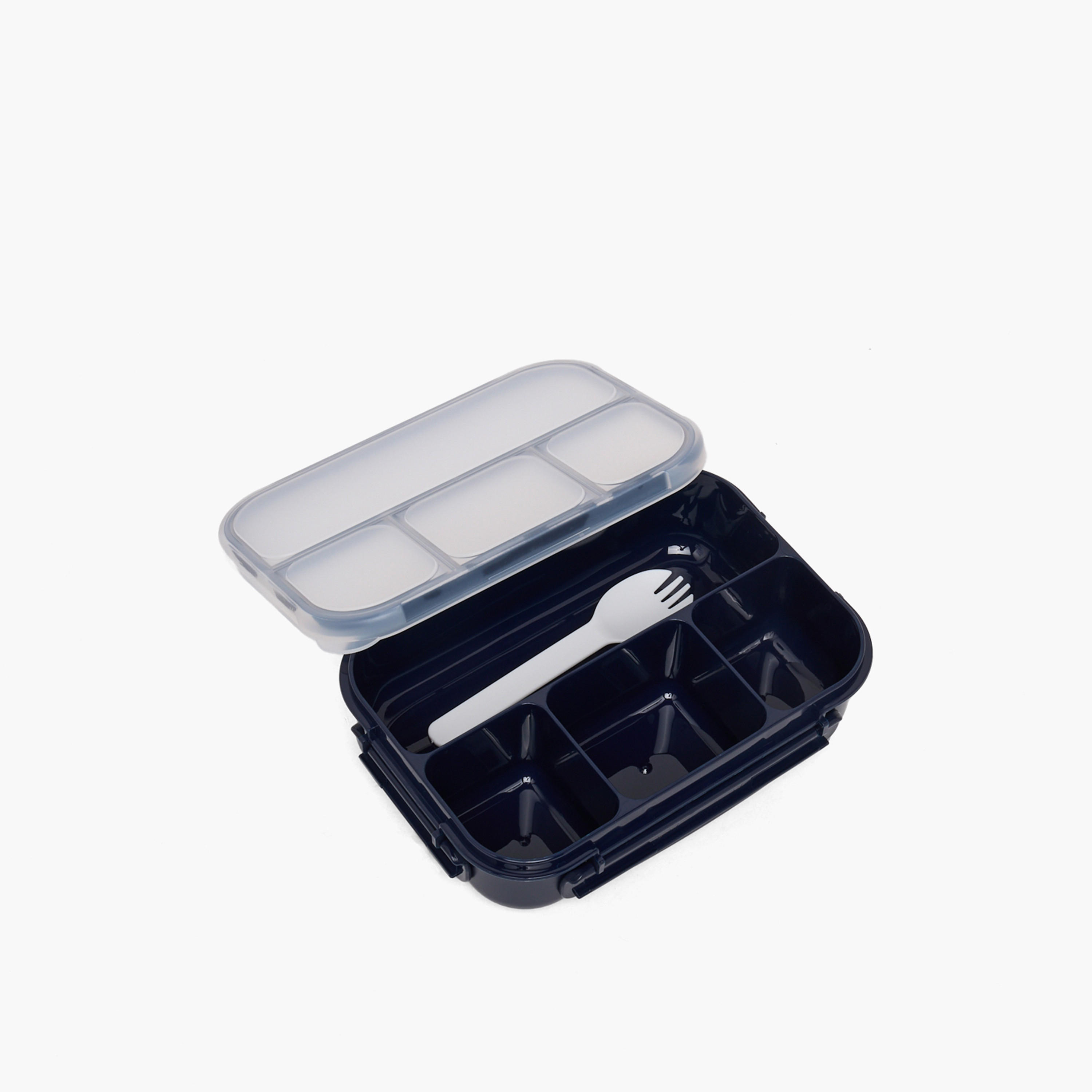 صندوق غداء بينتو سادة للأطفال مع شوكة - 1.3 لتر-school-lunchessentials-lunchboxes-image-6