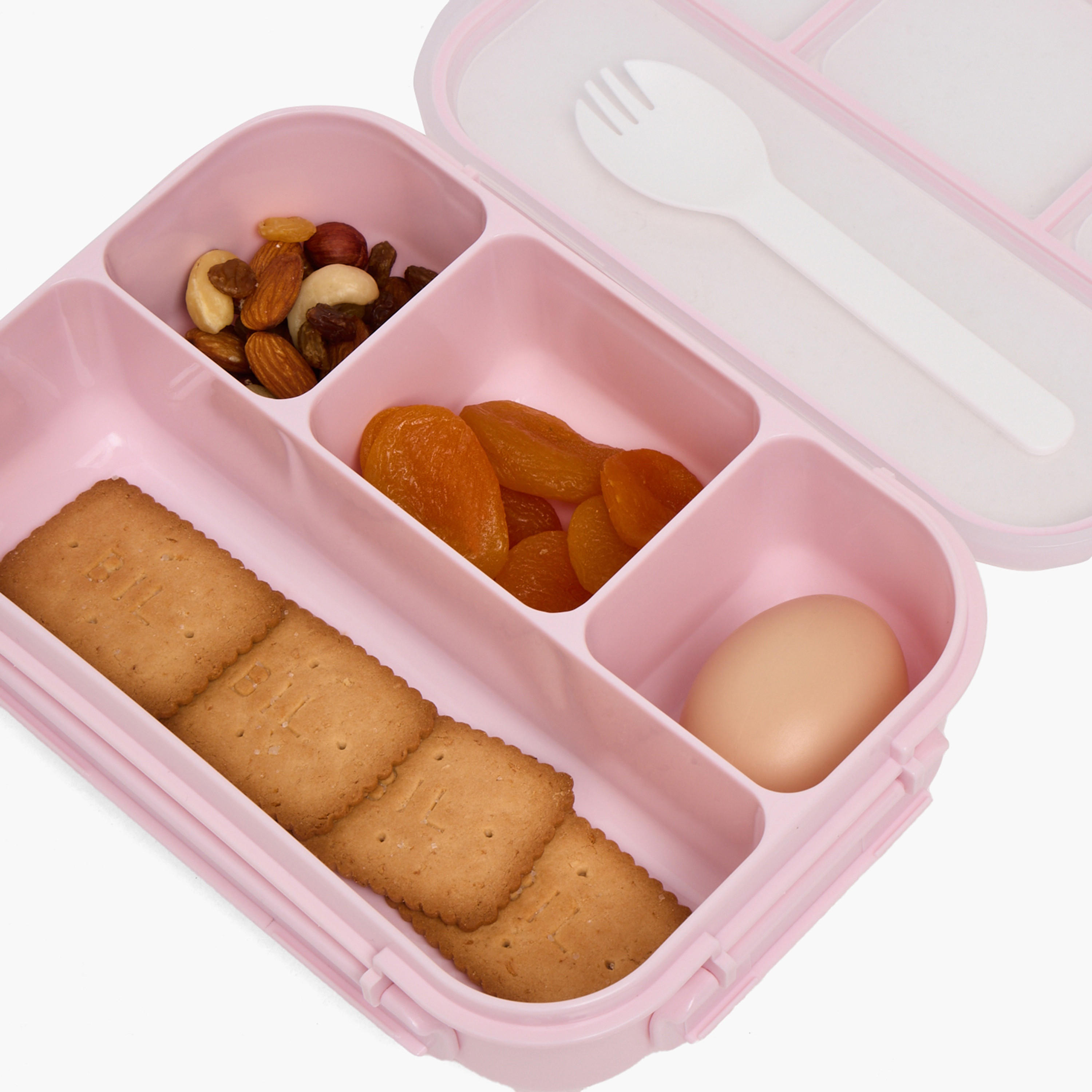 Solid Bento Lunch Box for Girls with Cutlery - 1.3 L-school-lunchessentials-lunchboxes-image-10