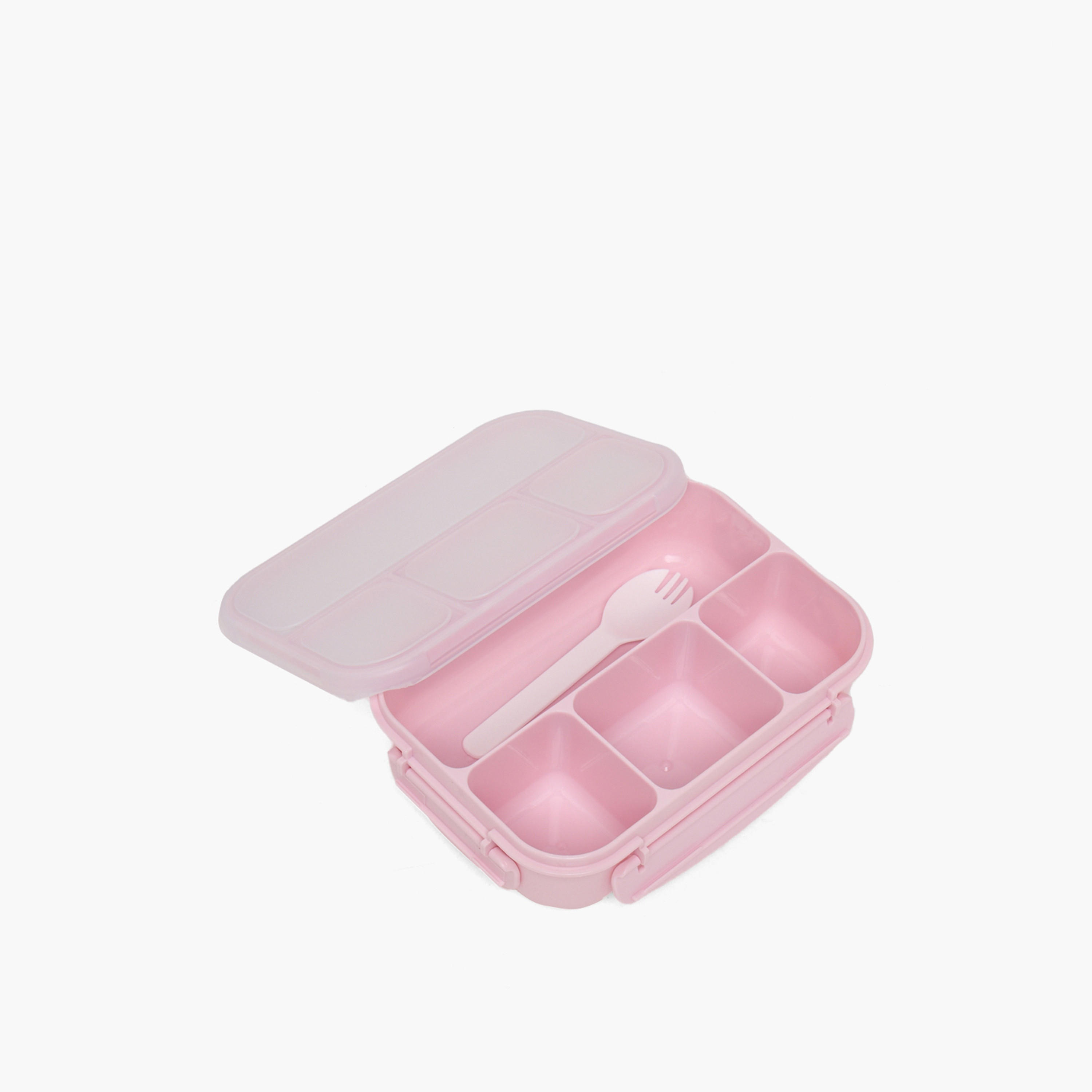 Solid Bento Lunch Box for Girls with Cutlery - 1.3 L-school-lunchessentials-lunchboxes-image-6