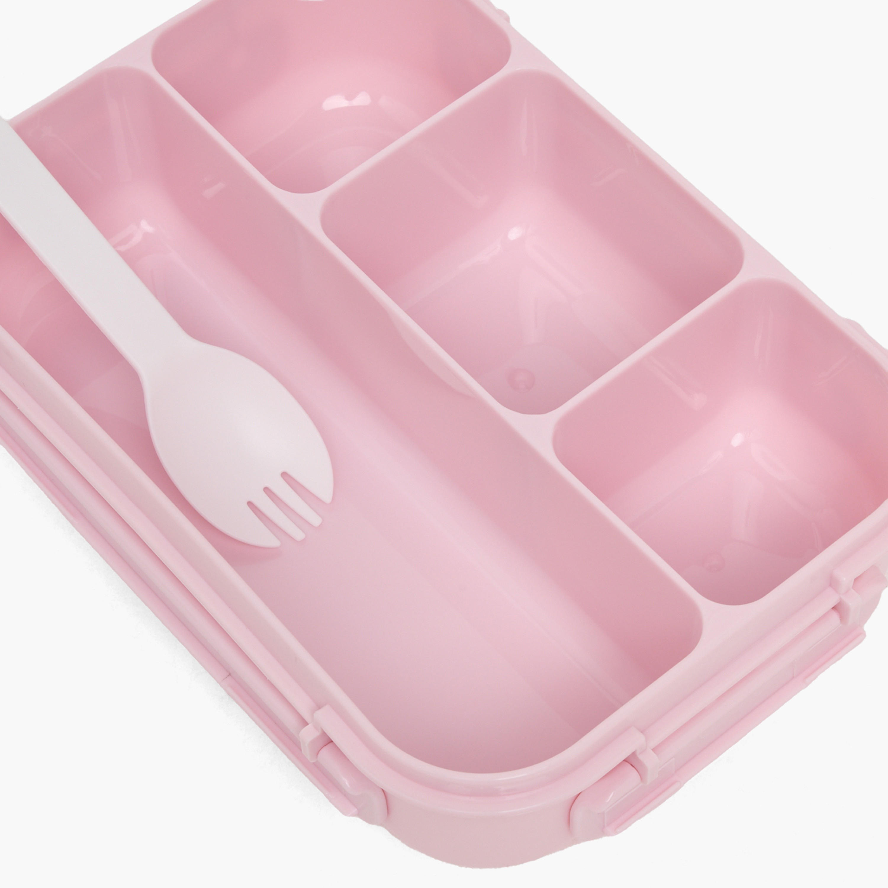 Solid Bento Lunch Box for Girls with Cutlery - 1.3 L-school-lunchessentials-lunchboxes-image-9