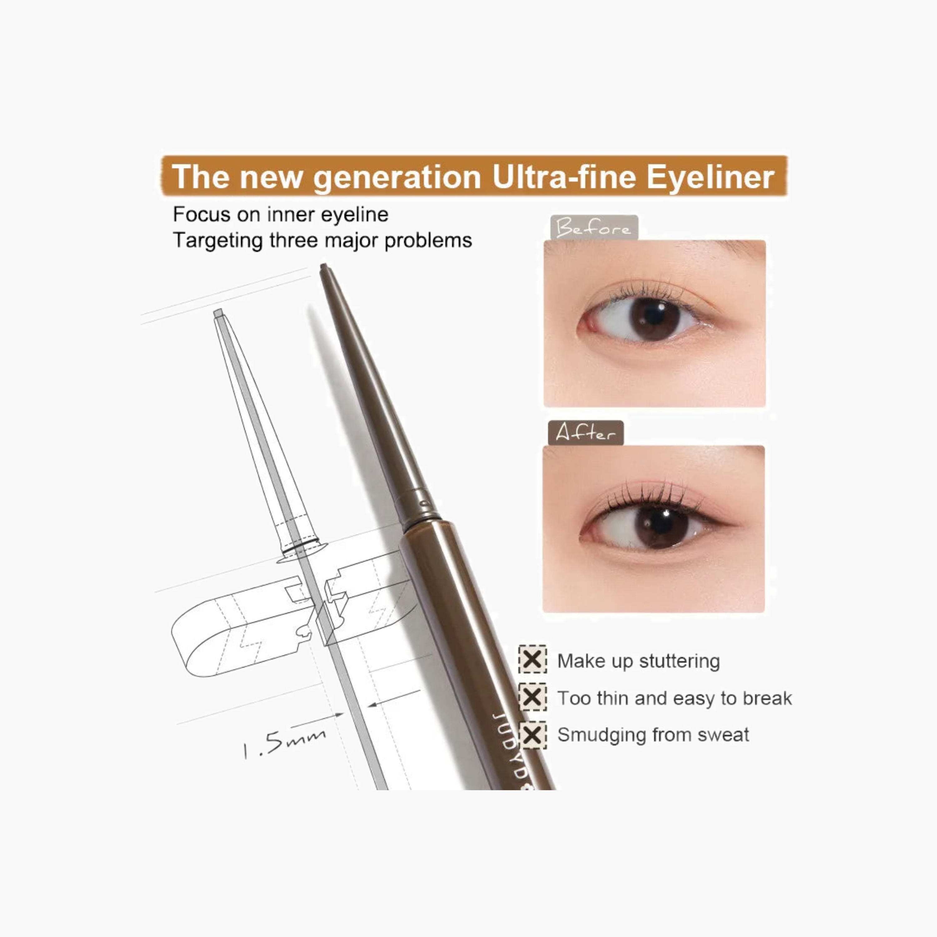 Judydoll Ultrafine Eyeliner - 01Black Brown-beautyandpersonalcare-makeup-eyes-eyeliners-image-3
