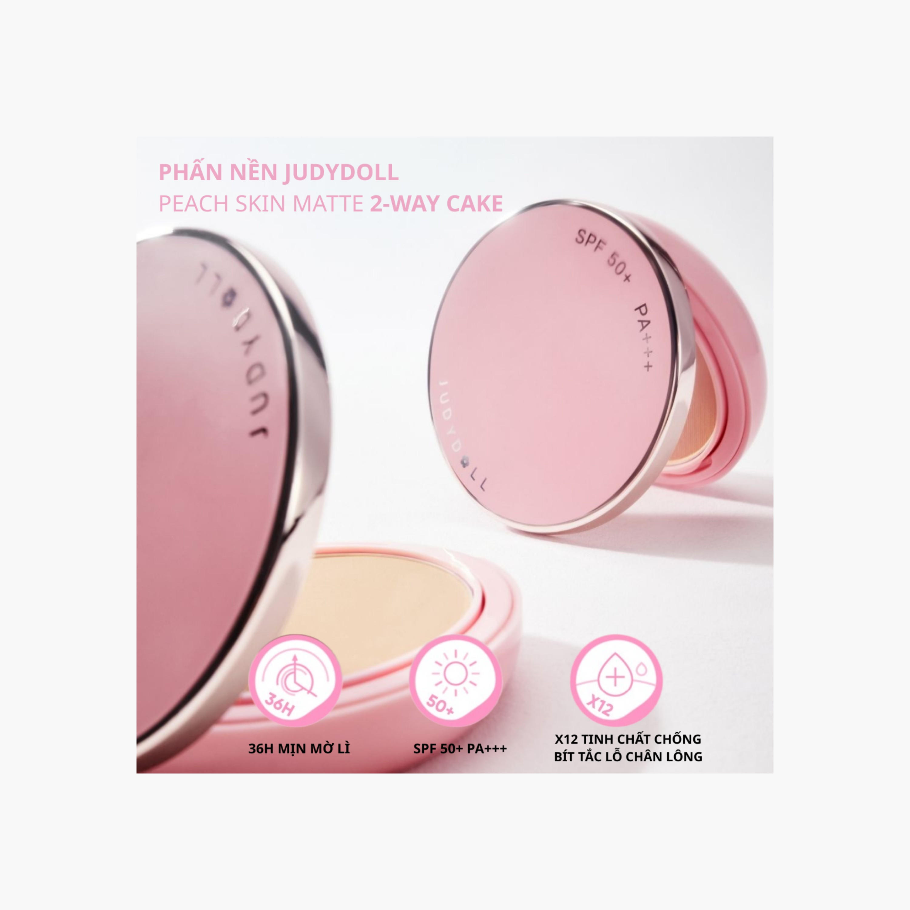 Judydoll Pink Skin Mattte 2-Way Cake Foundation - Beige-beautyandpersonalcare-makeup-face-foundations-image-10