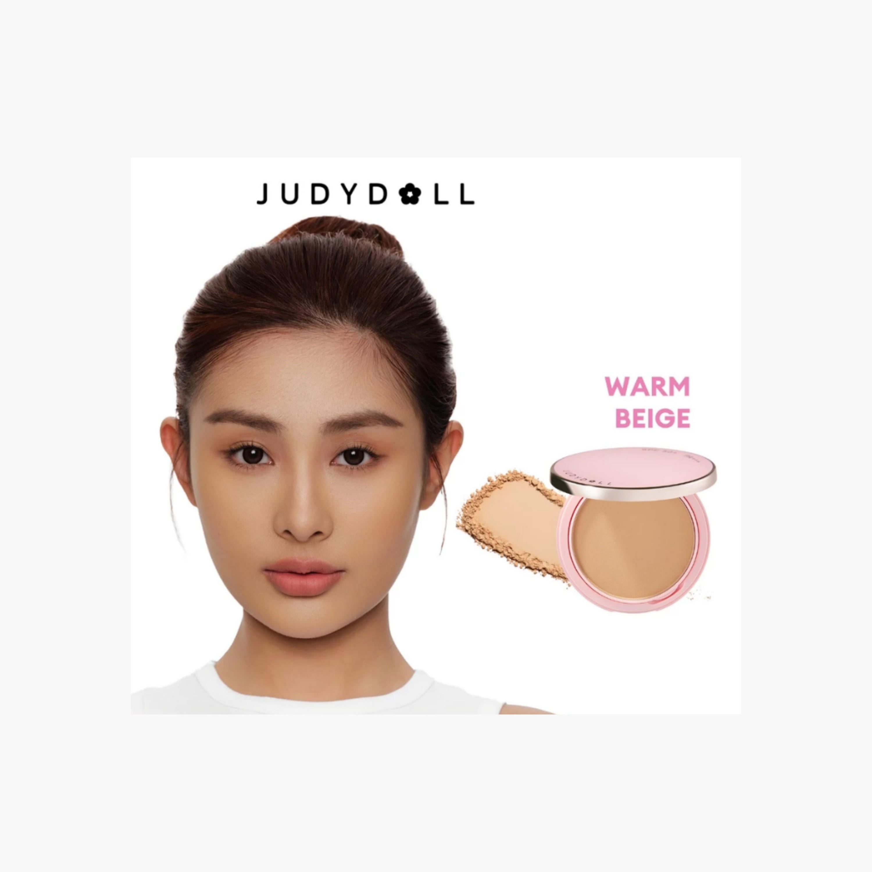 Judydoll Pink Skin Mattte 2-Way Cake Foundation - Warm Beige-beautyandpersonalcare-makeup-face-foundations-image-1