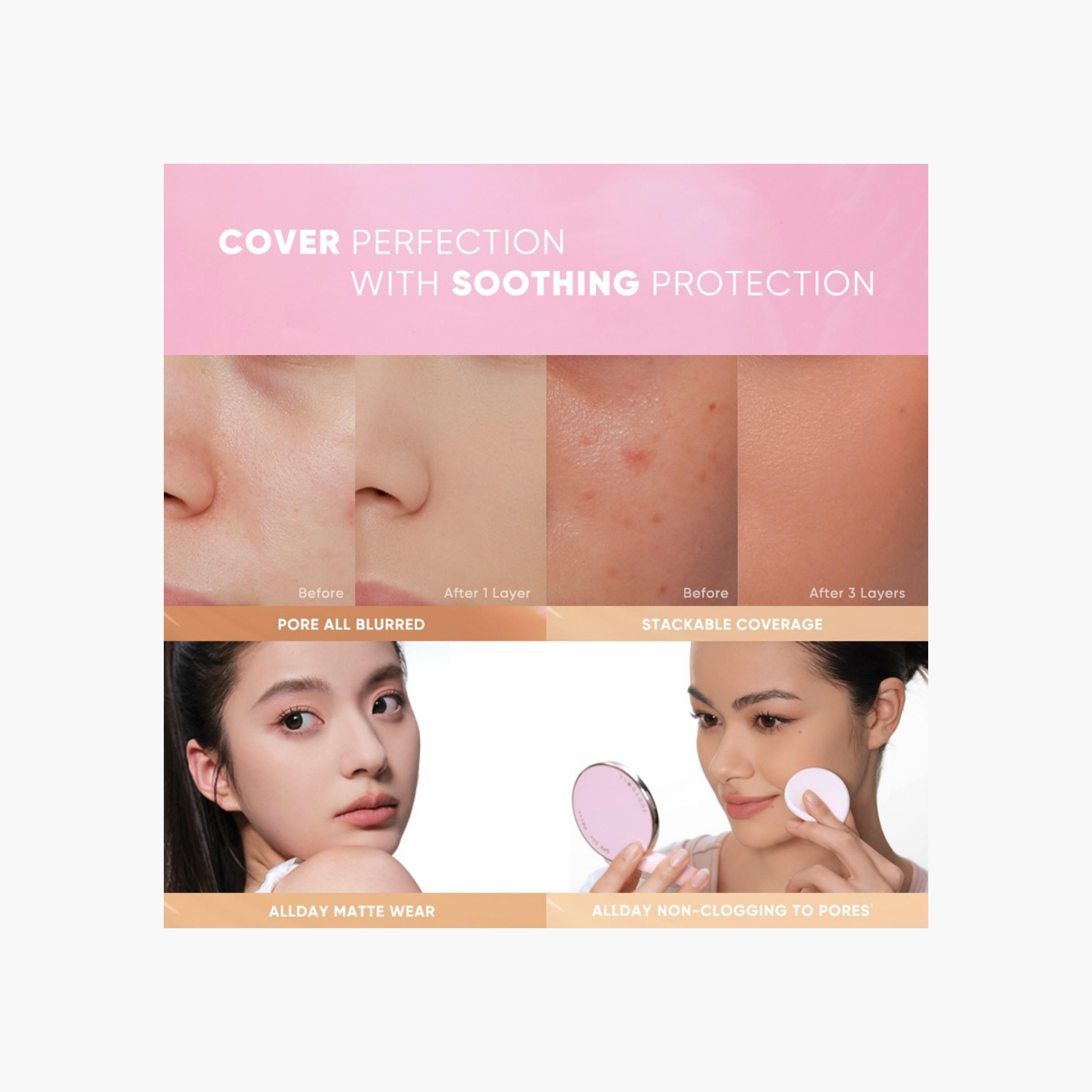 Judydoll Pink Skin Mattte 2-Way Cake Foundation - Bronze-beautyandpersonalcare-makeup-face-foundations-image-5