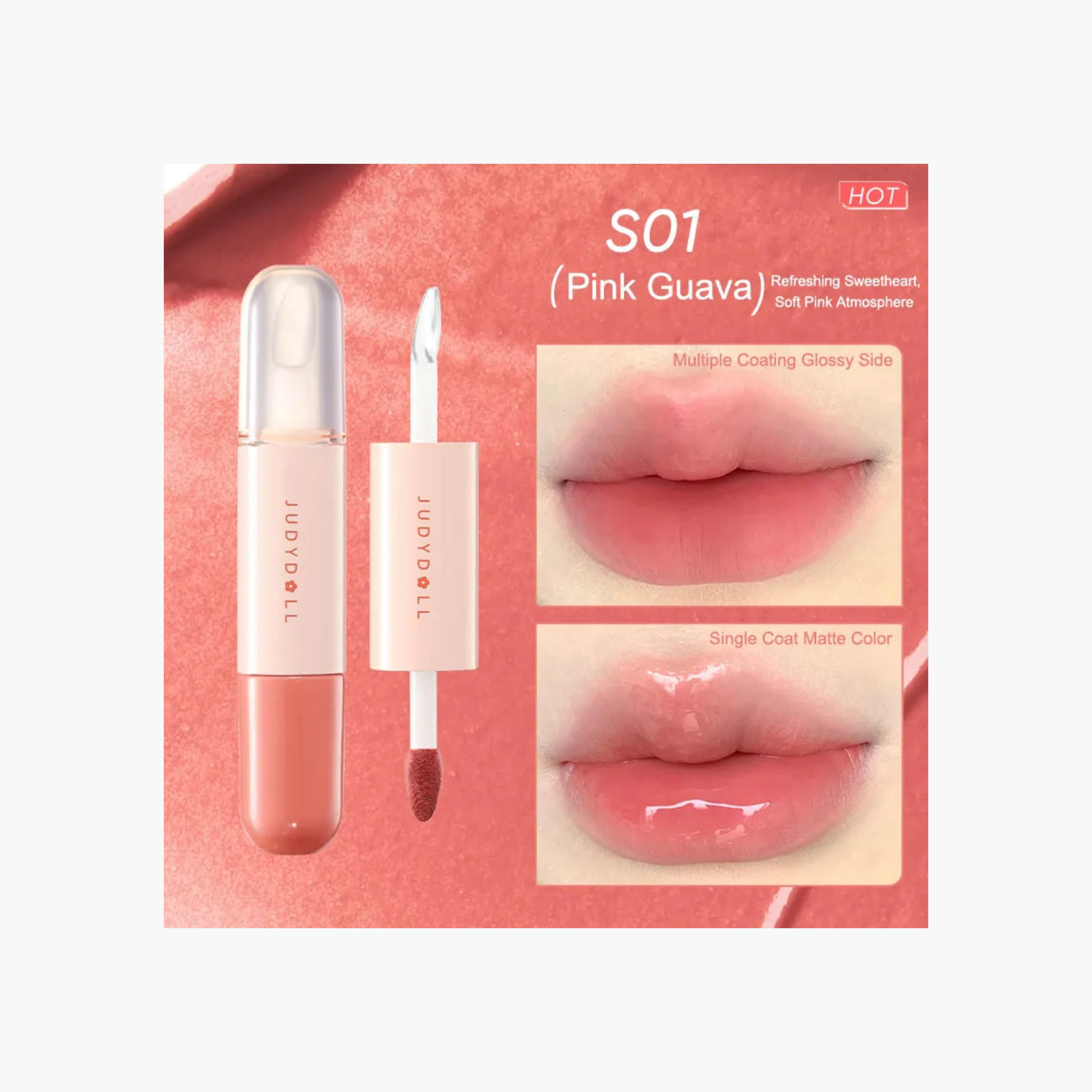 Judydoll Duo Lip Gloss - S01-beautyandpersonalcare-makeup-lips-lipglossesandbalms-image-1