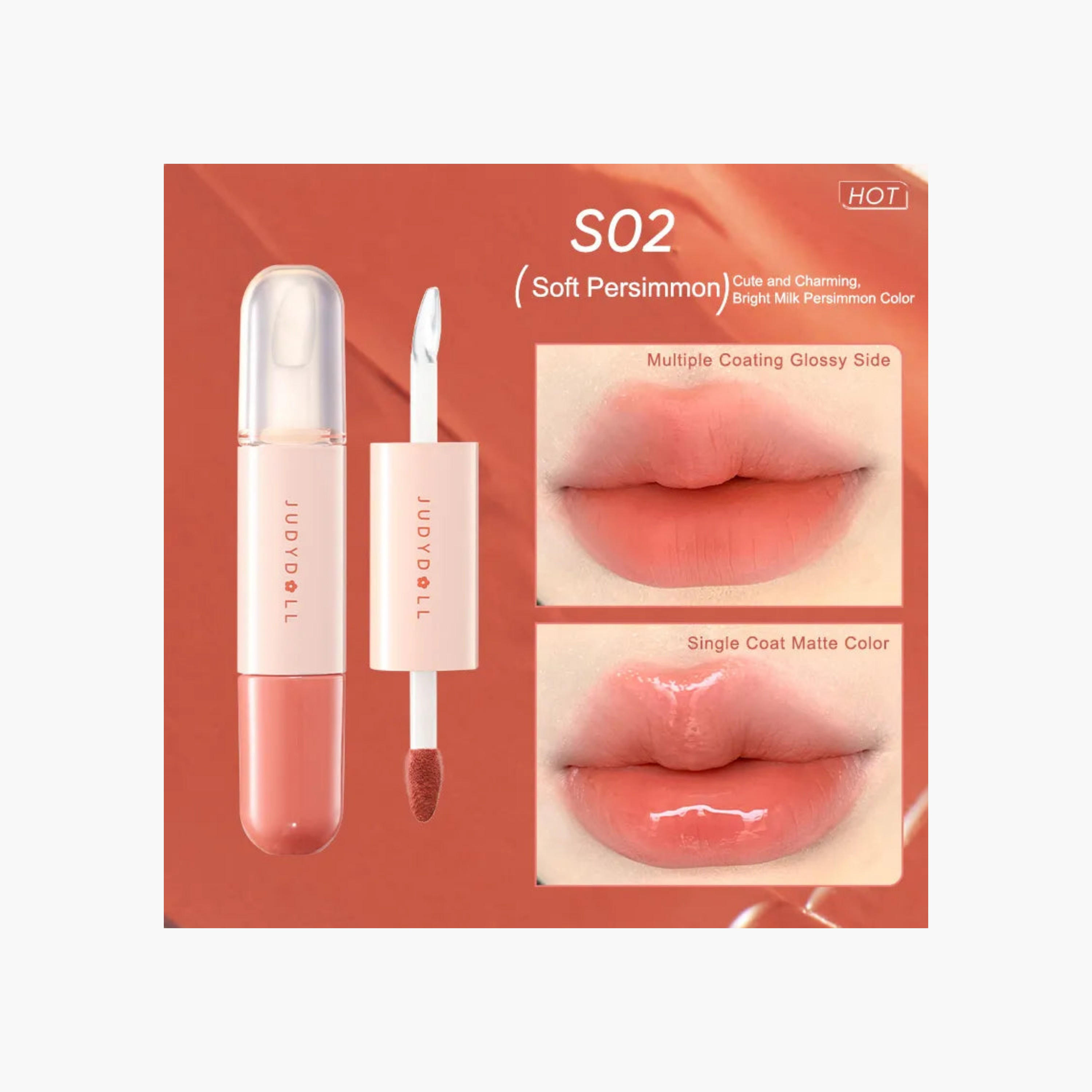 Judydoll Duo Lip Gloss - S02-beautyandpersonalcare-makeup-lips-lipglossesandbalms-image-1