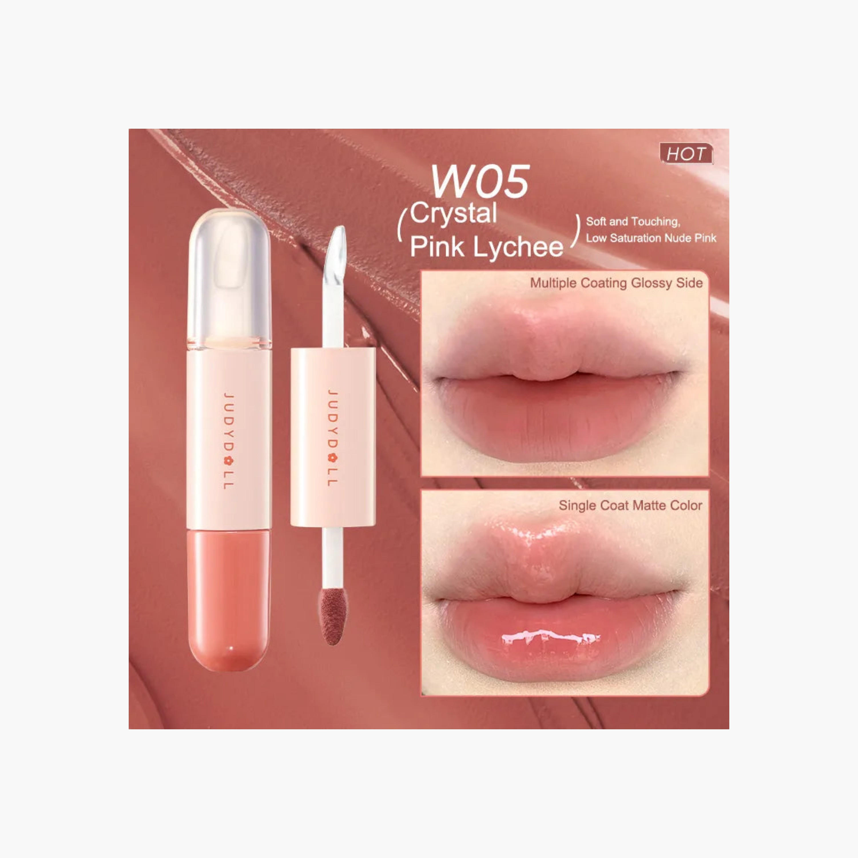 Judydoll Duo Lip Gloss - W05-beautyandpersonalcare-makeup-lips-lipglossesandbalms-image-6