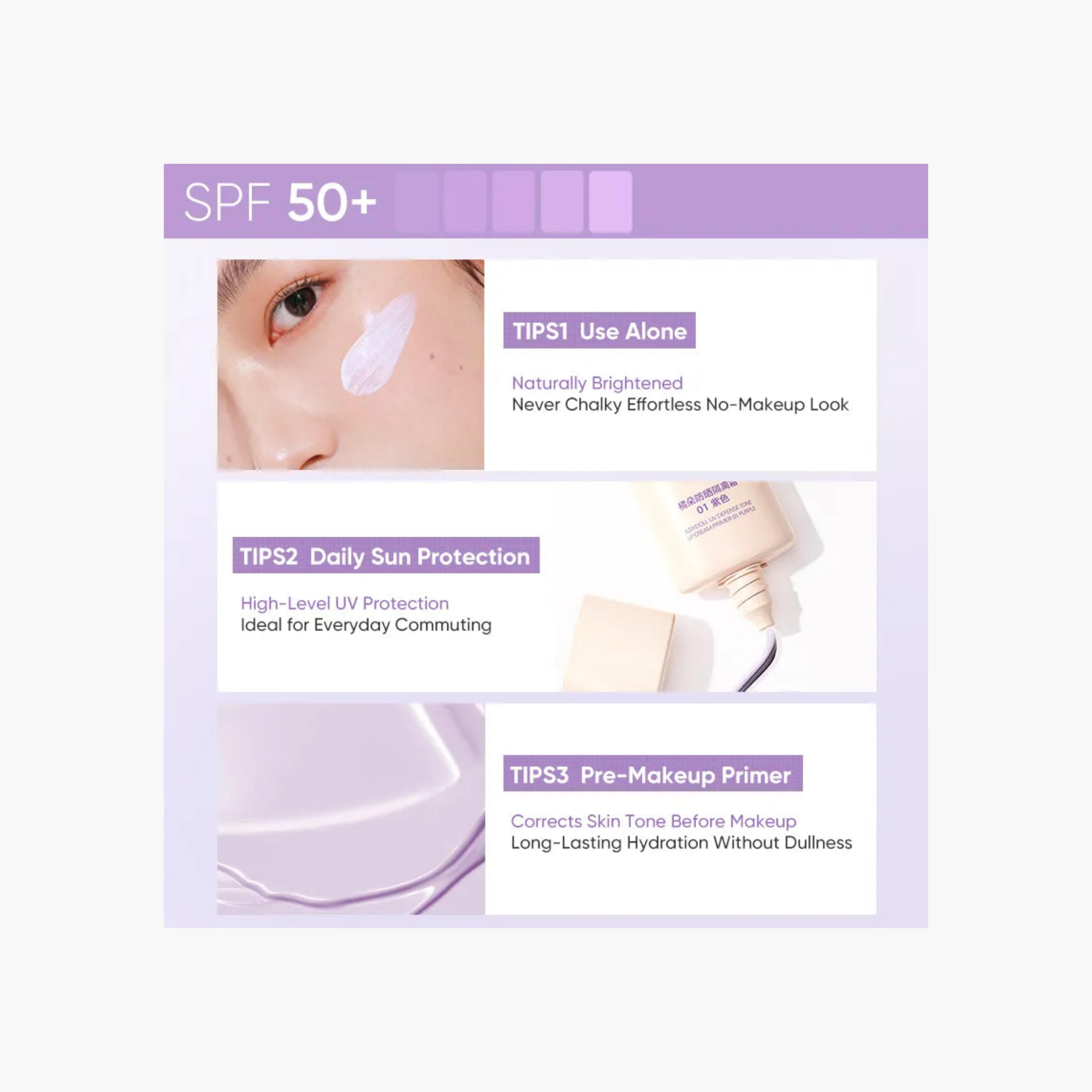 Judydoll Uv Defense Tone Up Cream Primer - 01 Purple-beautyandpersonalcare-makeup-face-faceprimers-image-5