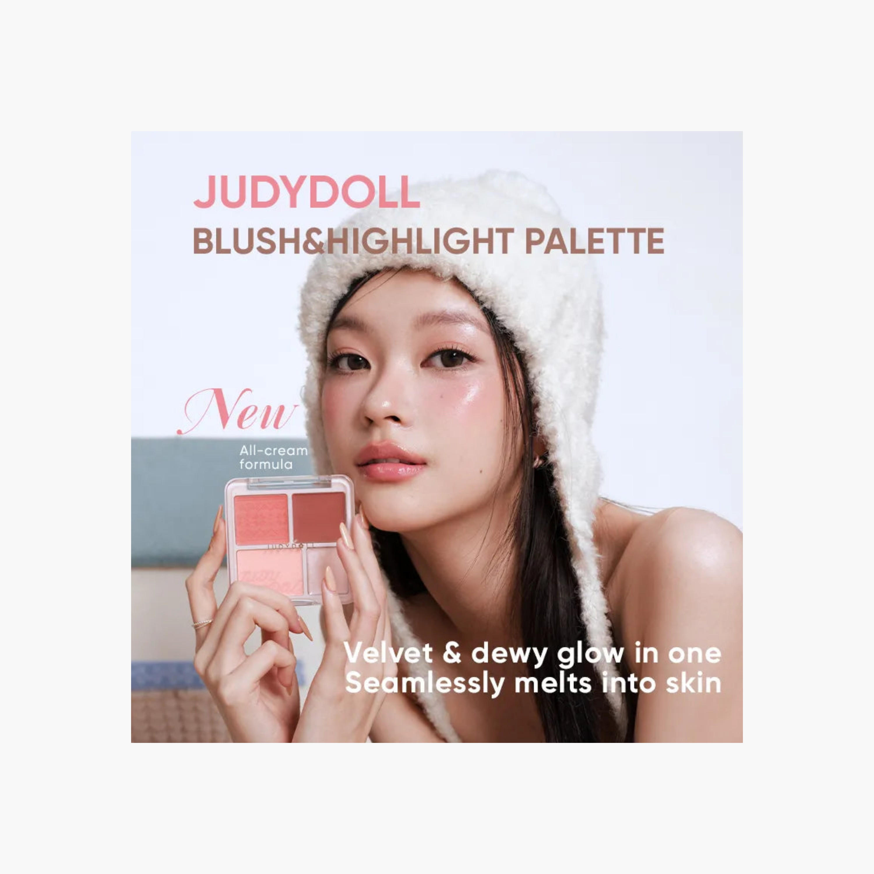 Judydoll Blush&Highlight Palette - 07-beautyandpersonalcare-makeup-face-highlighters-image-7
