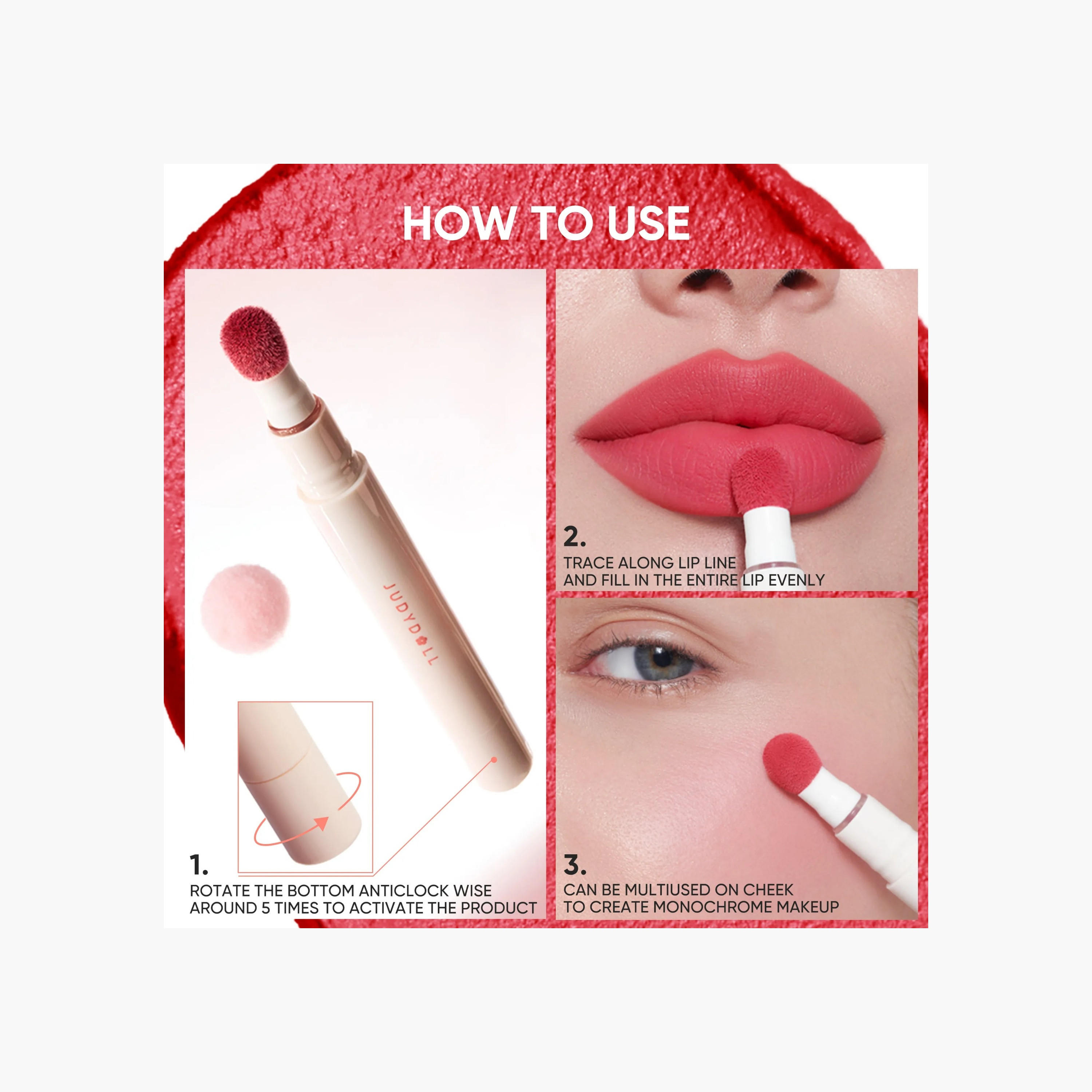 Judydoll Cushion Matte Lock Lip Cream - N05-beautyandpersonalcare-makeup-lips-lipglossesandbalms-image-7