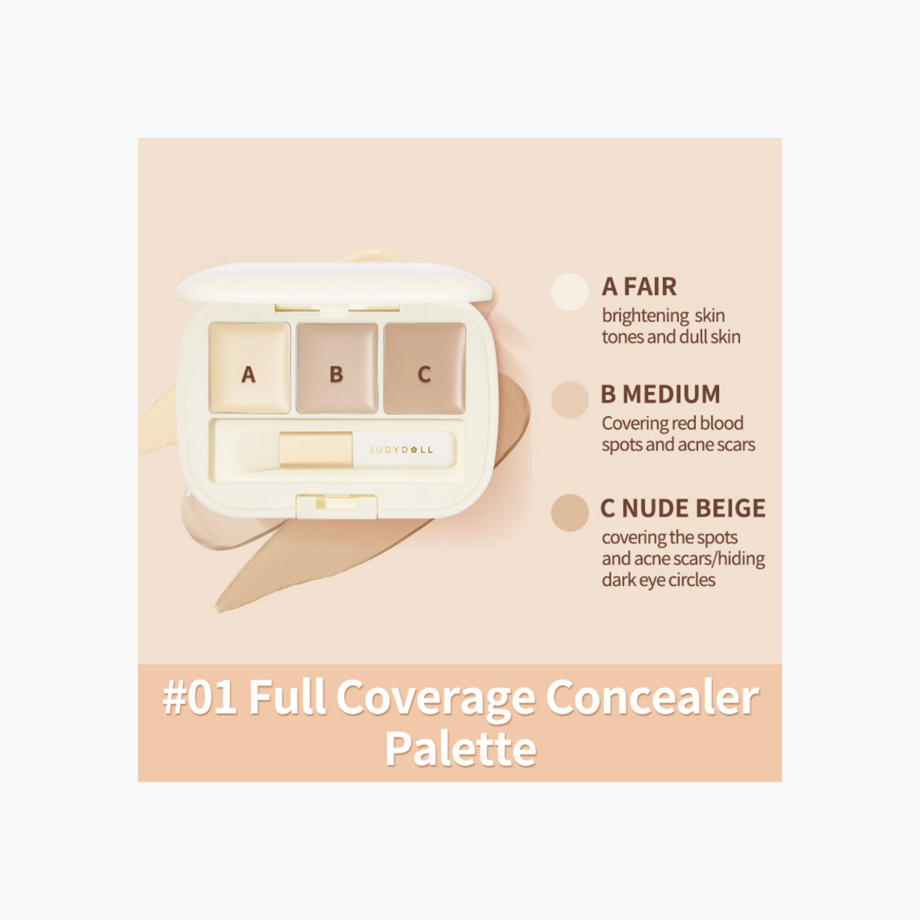 Judydoll Three-Color Concealer Palette - 01-beautyandpersonalcare-makeup-face-concealers-image-2