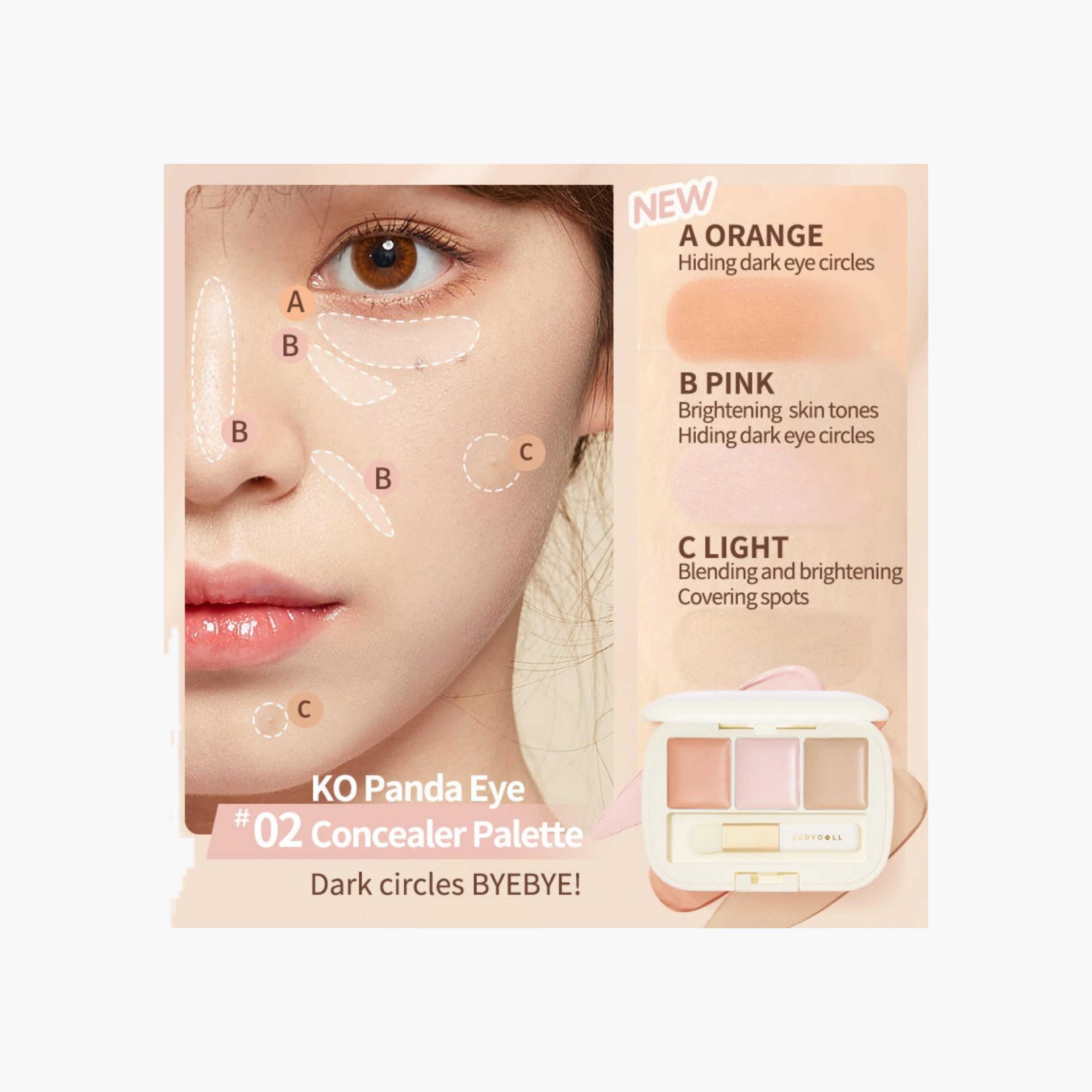 Judydoll Three-Color Concealer Palette - 01-beautyandpersonalcare-makeup-face-concealers-image-5