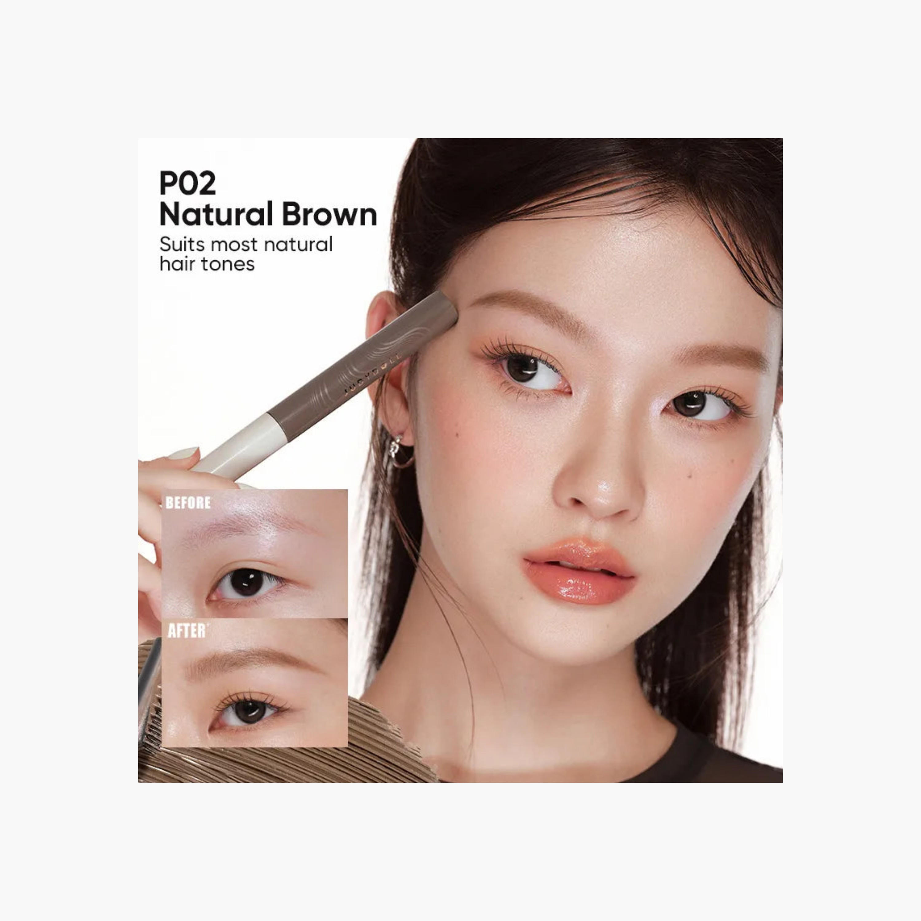 Judydoll Precision & Longwear Brow Mascara - P02 Soft Brown-beautyandpersonalcare-makeup-eyes-mascaras-image-5