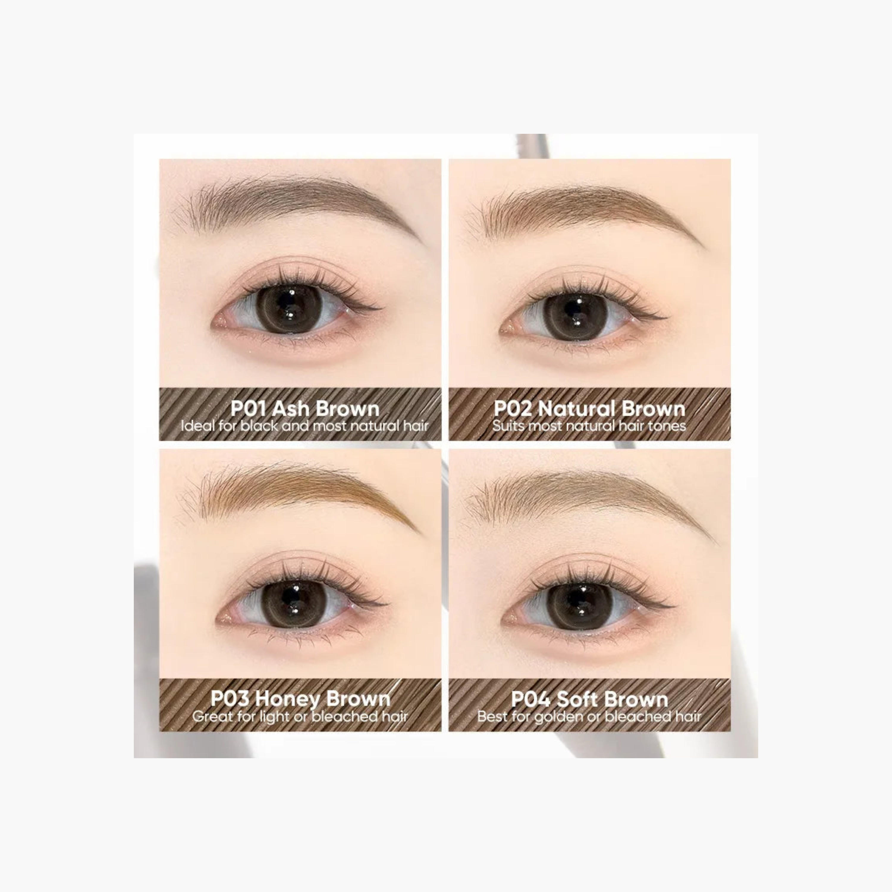 Judydoll Precision & Longwear Brow Mascara - P01 Gray Brown-beautyandpersonalcare-makeup-eyes-mascaras-image-2