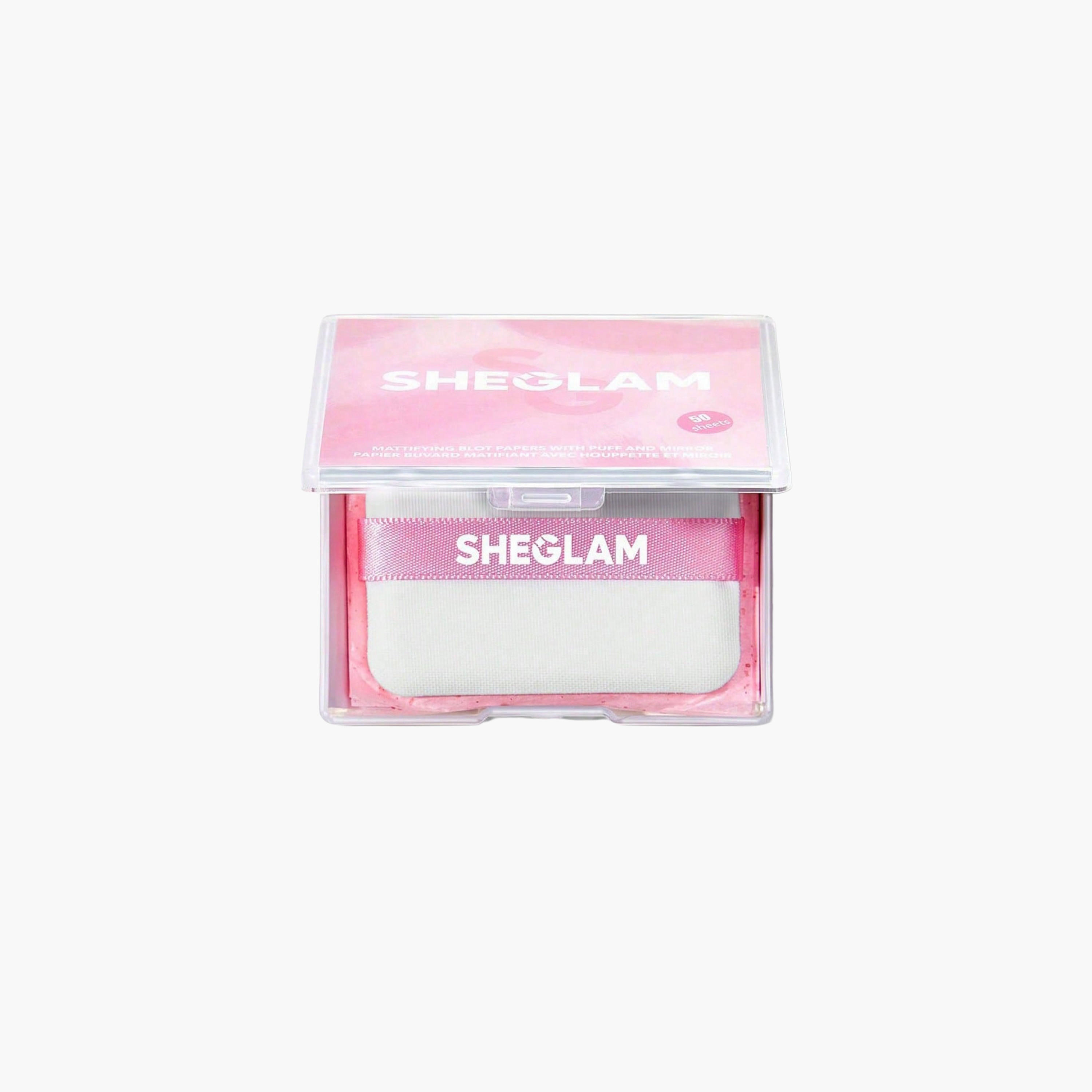 Sheglam Mattifying Blot Papers with Puff-beautyandpersonalcare-makeup-face-makeupremovers-image-1