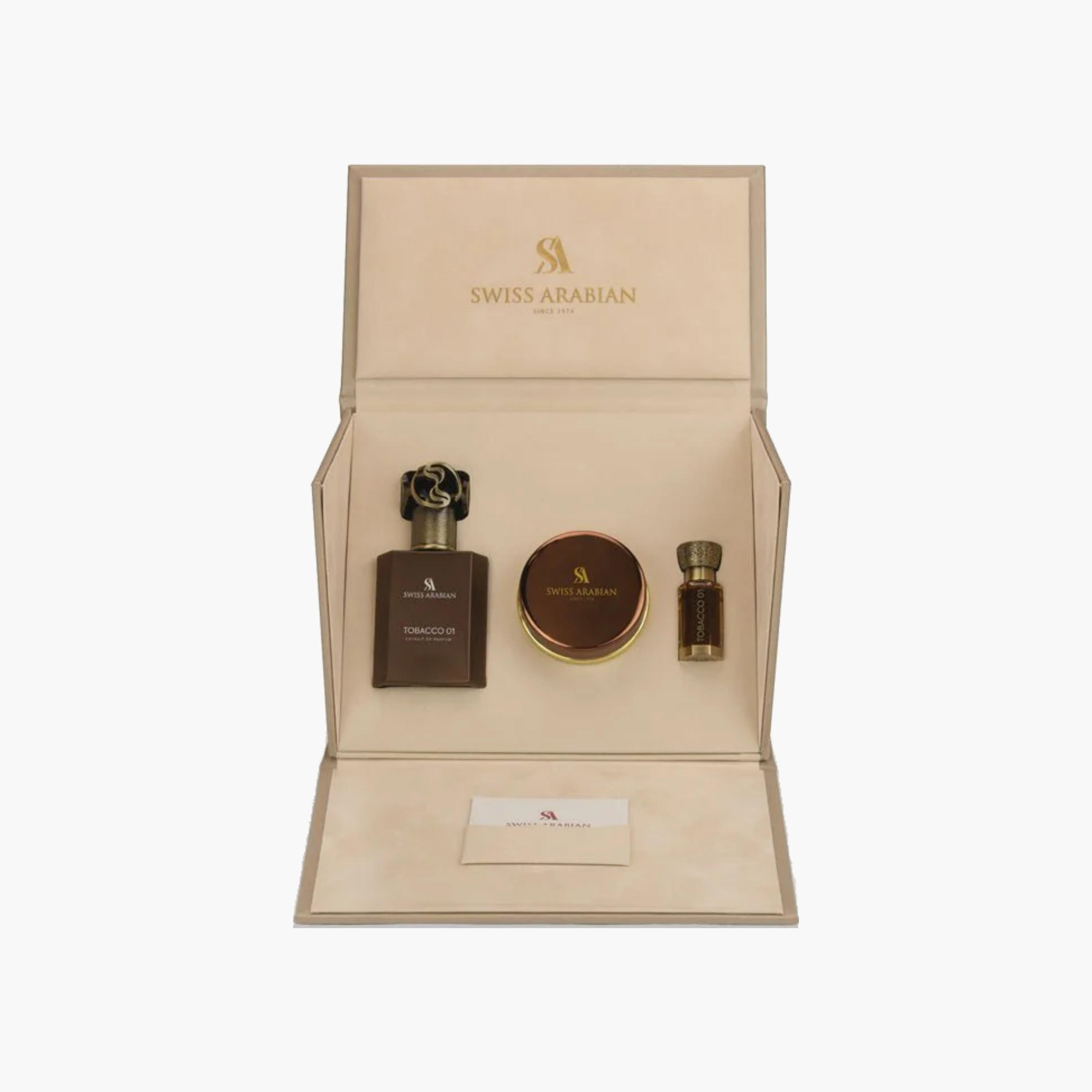 Swiss Arabian Tobacco Fragrance Gift Set-beautyandpersonalcare-giftsets-image-1