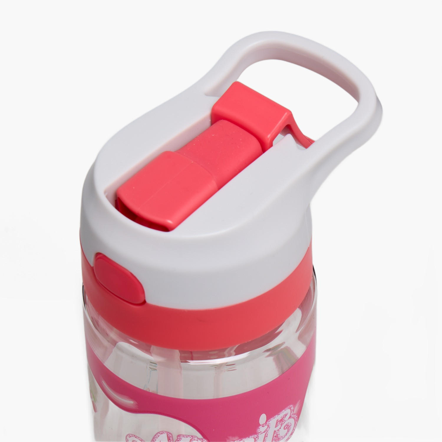 قارورة مياه سيليكون بفوهة وحلقة مقبض وطبعات من مينمي - 700 مل-school-waterbottles-image-4