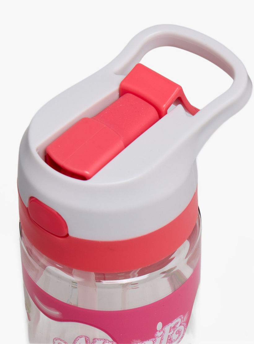قارورة مياه سيليكون بفوهة وحلقة مقبض وطبعات من مينمي - 700 مل-school-waterbottles-image-4