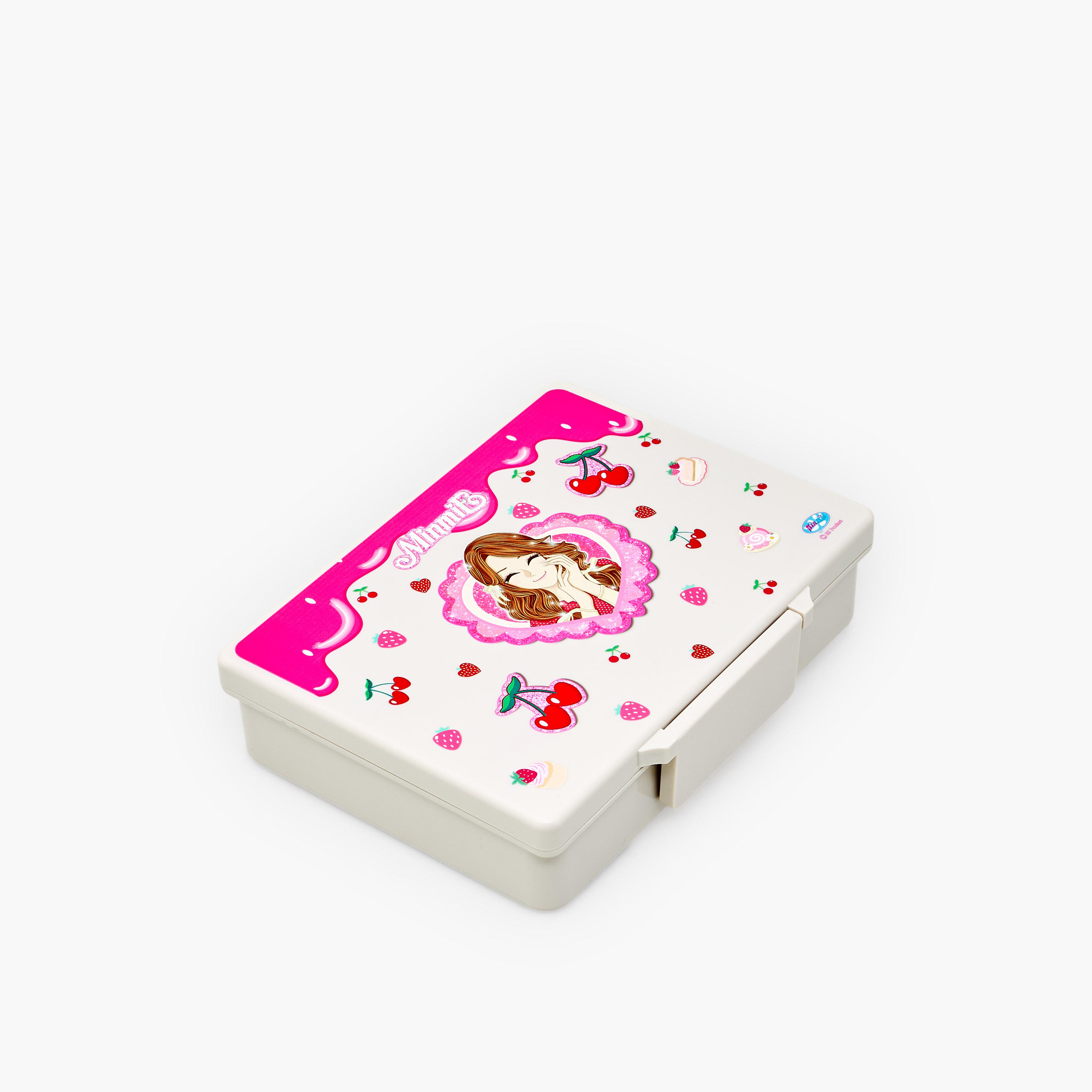 صندوق غداء بـ 5 أقسام وطبعات للبنات من مينمي-school-lunchessentials-lunchboxes-image-1