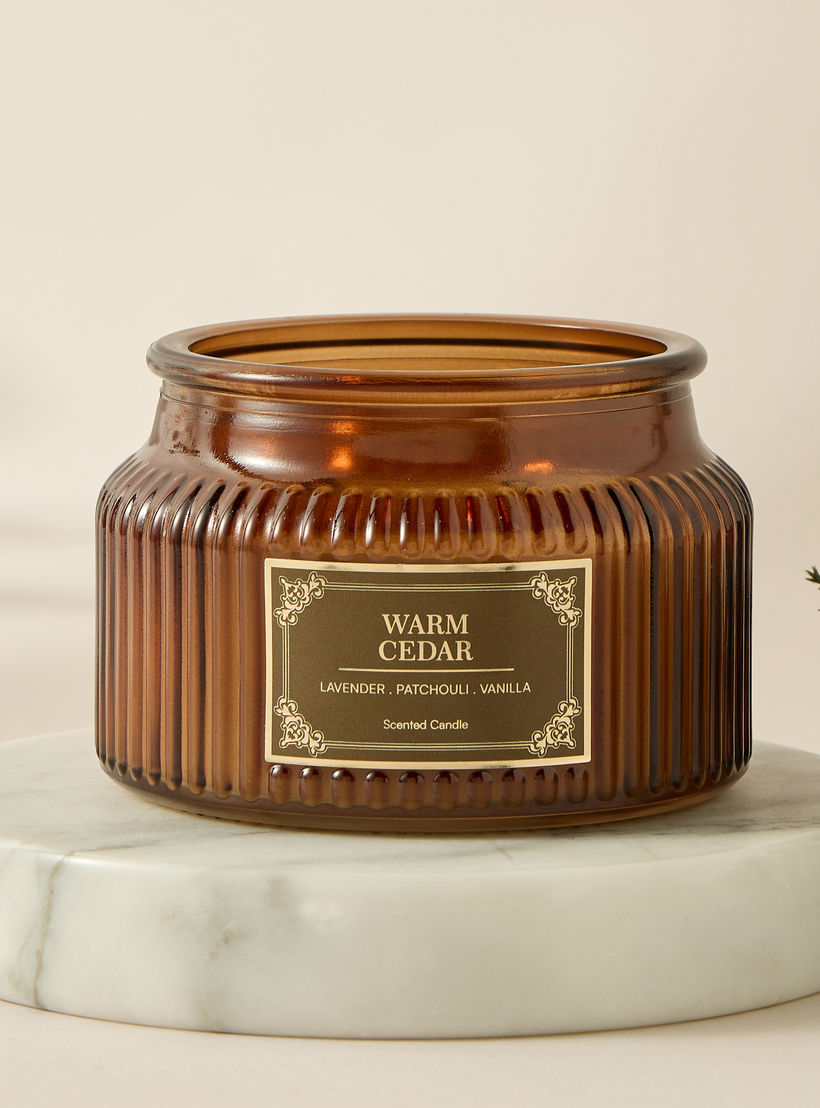 Atelier Warm Cedar Jar Candle - 180 gms-household-homefragrance-candles-image-4