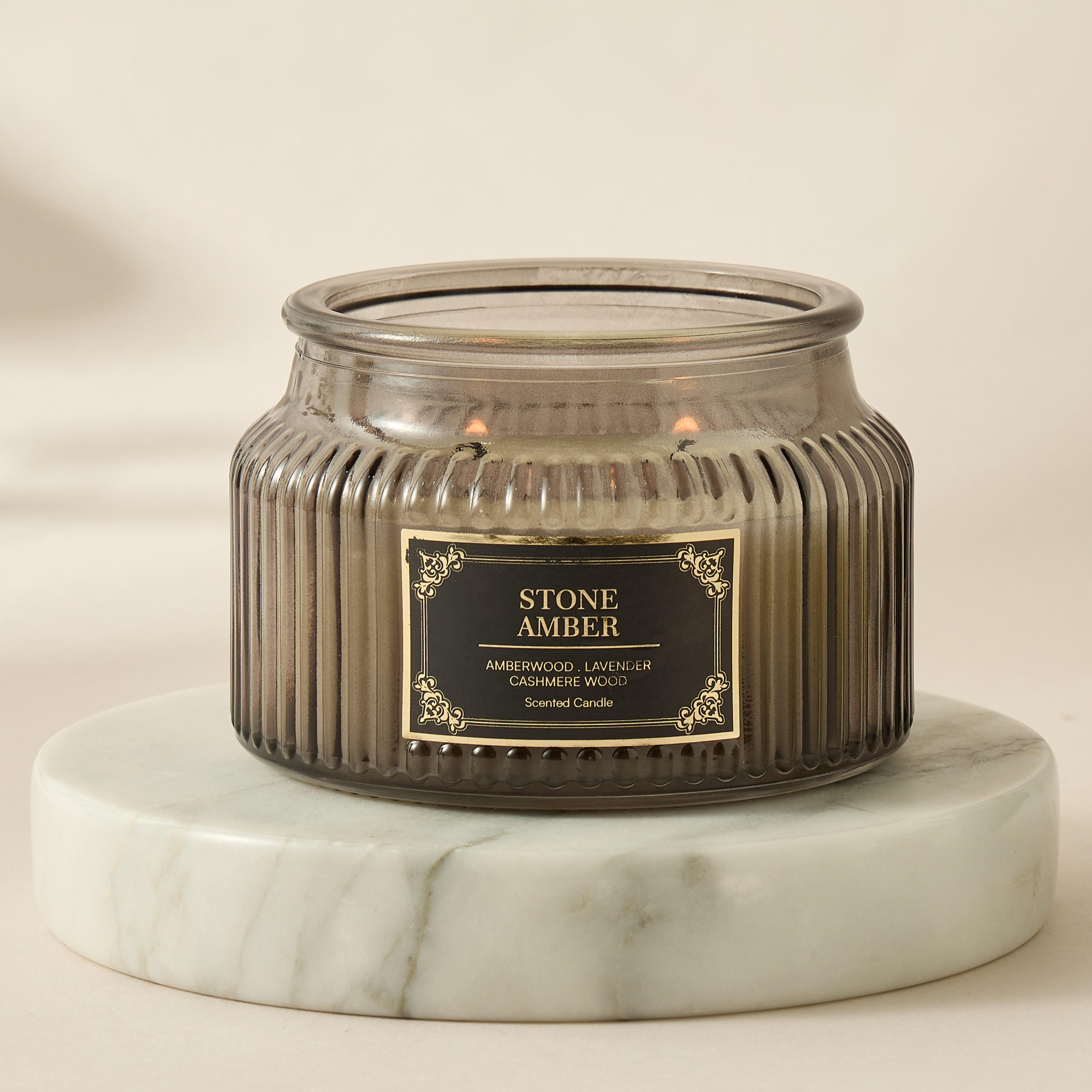 Atelier Stone Amber Jar Candle - 180 gms-household-homefragrance-candles-image-4