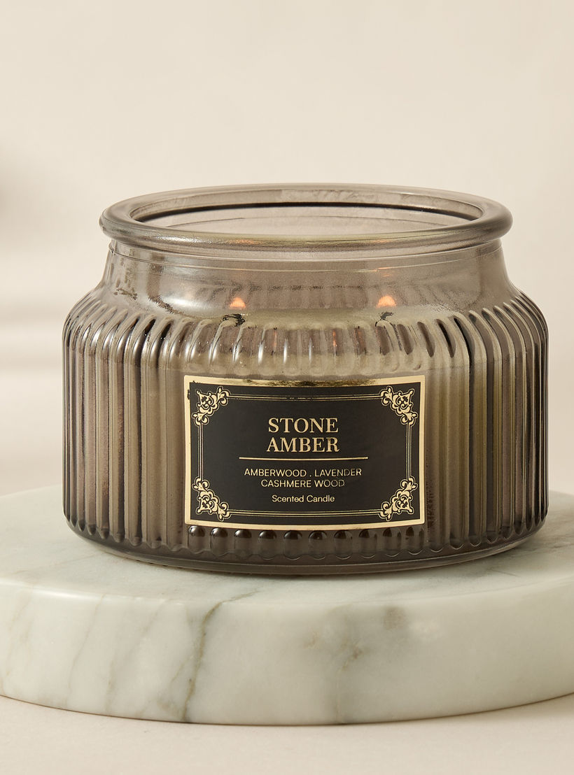 Atelier Stone Amber Jar Candle - 180 gms-household-homefragrance-candles-image-4